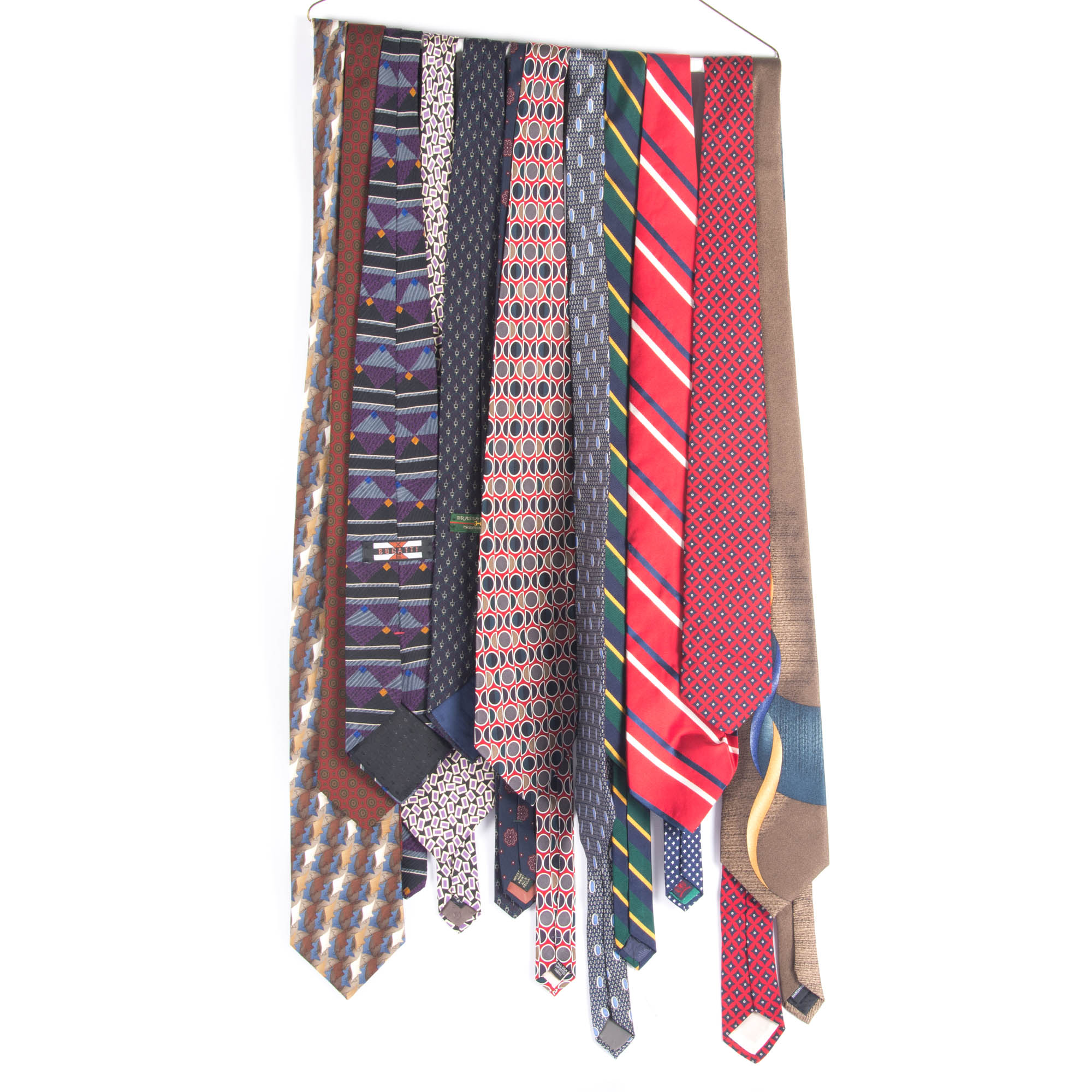 Collection of Men's Designer Ties Including Christian Dior