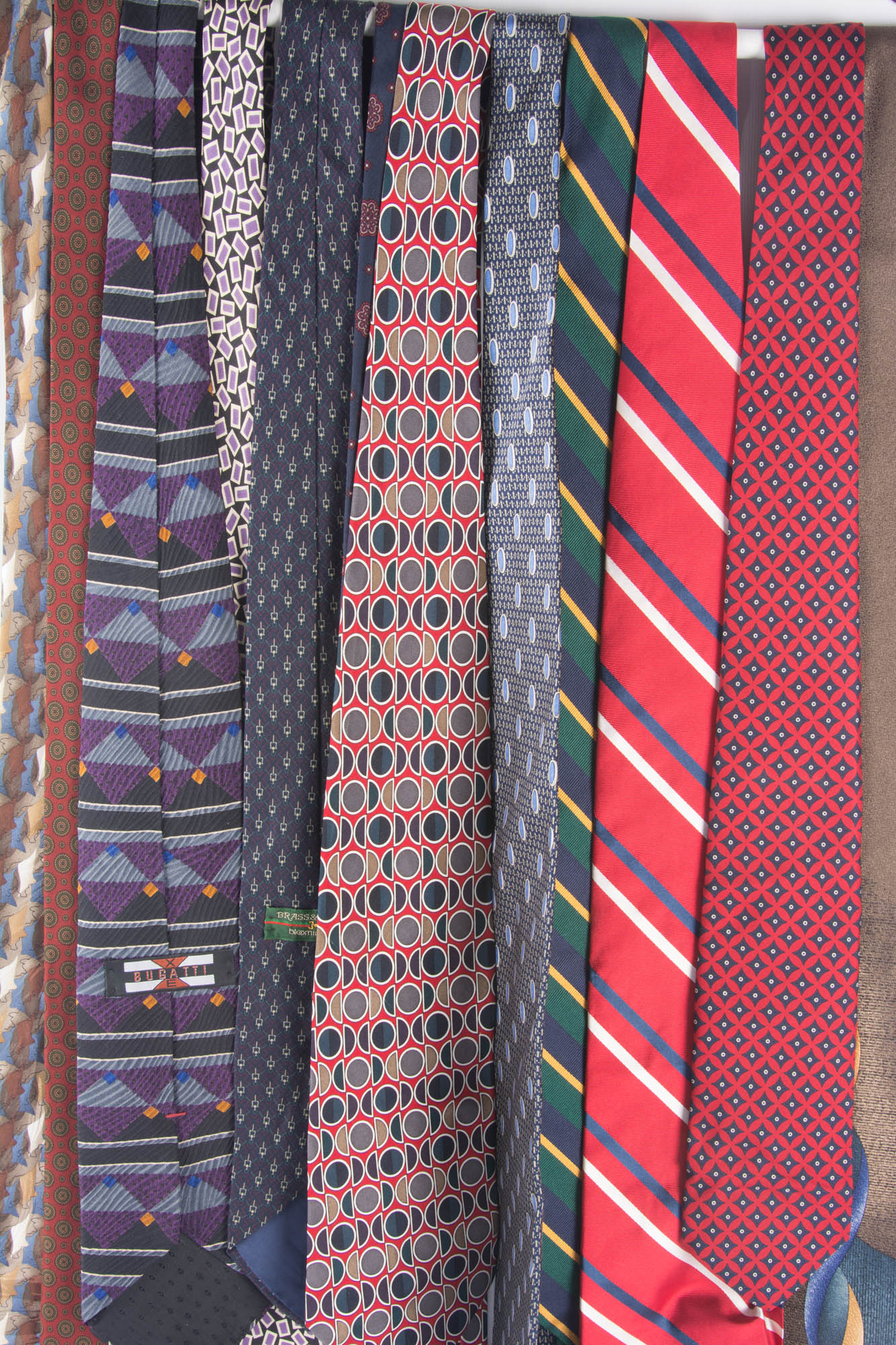 Collection of Men's Designer Ties Including Christian Dior
