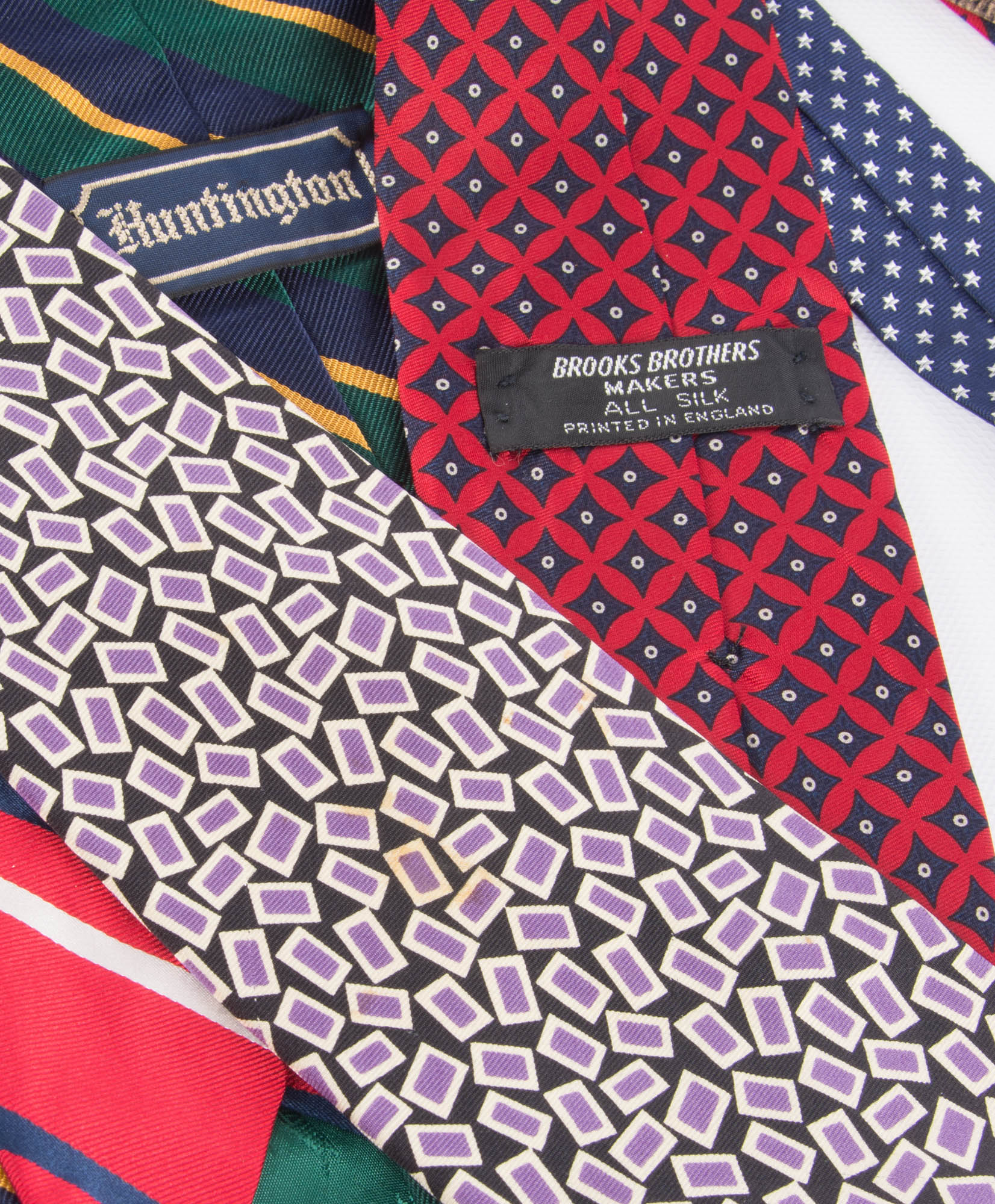 Collection of Men's Designer Ties Including Christian Dior