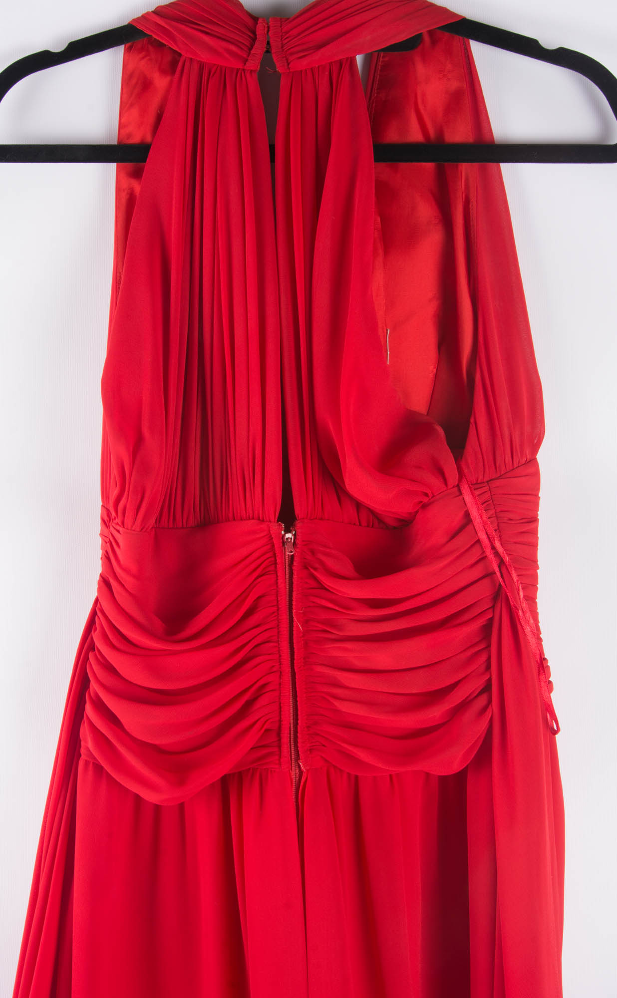 A.J. Bari Red Evening Gown