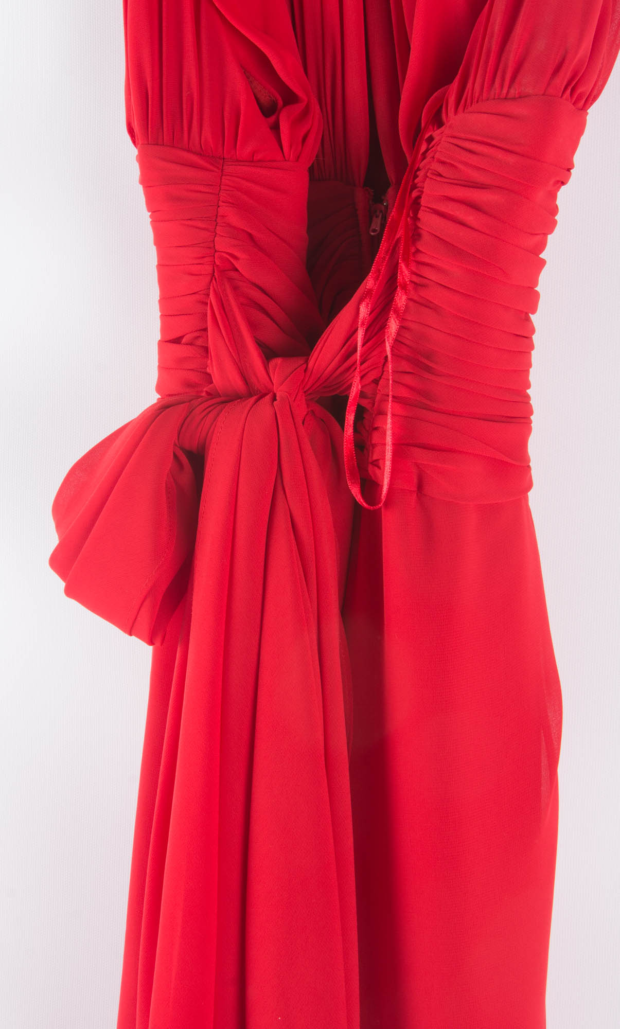 A.J. Bari Red Evening Gown