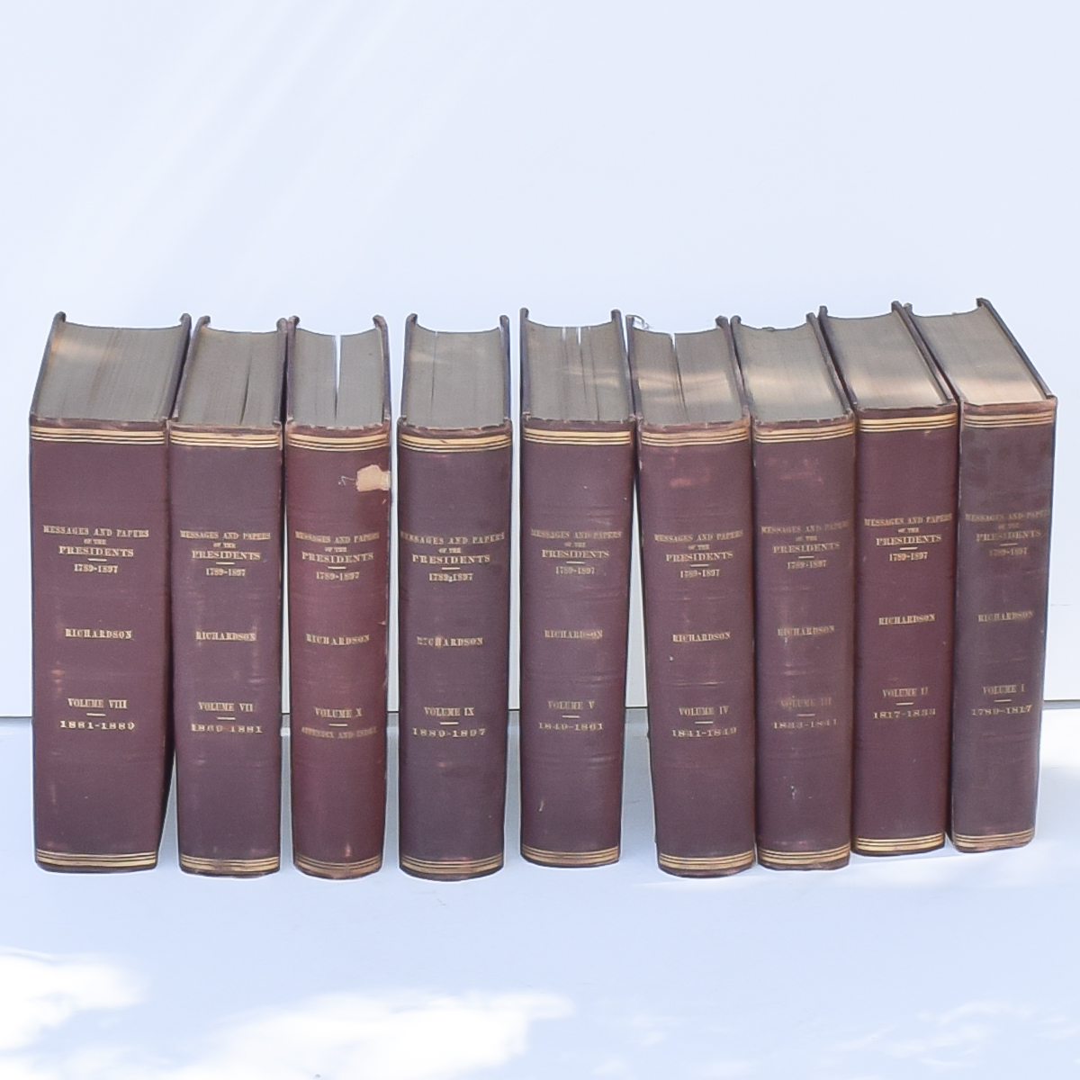 First Edition "Messages and Papers of the Presidents" Circa 1897