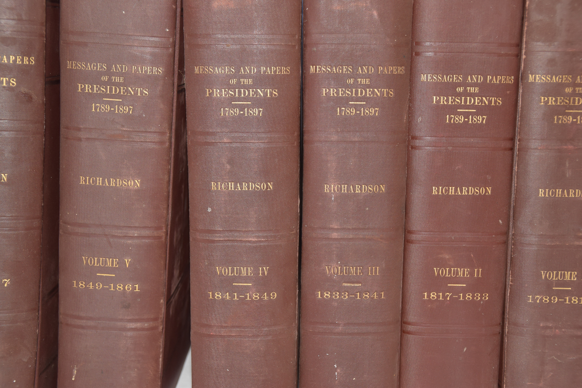 First Edition "Messages and Papers of the Presidents" Circa 1897