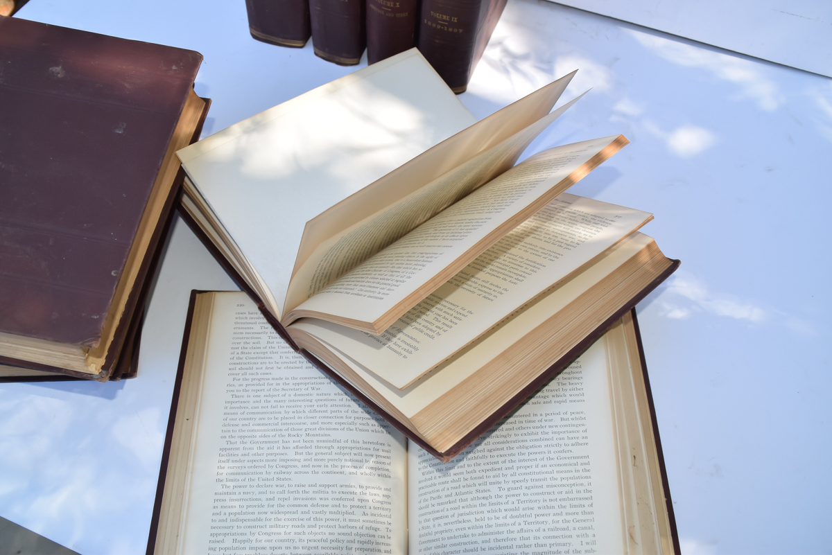 First Edition "Messages and Papers of the Presidents" Circa 1897