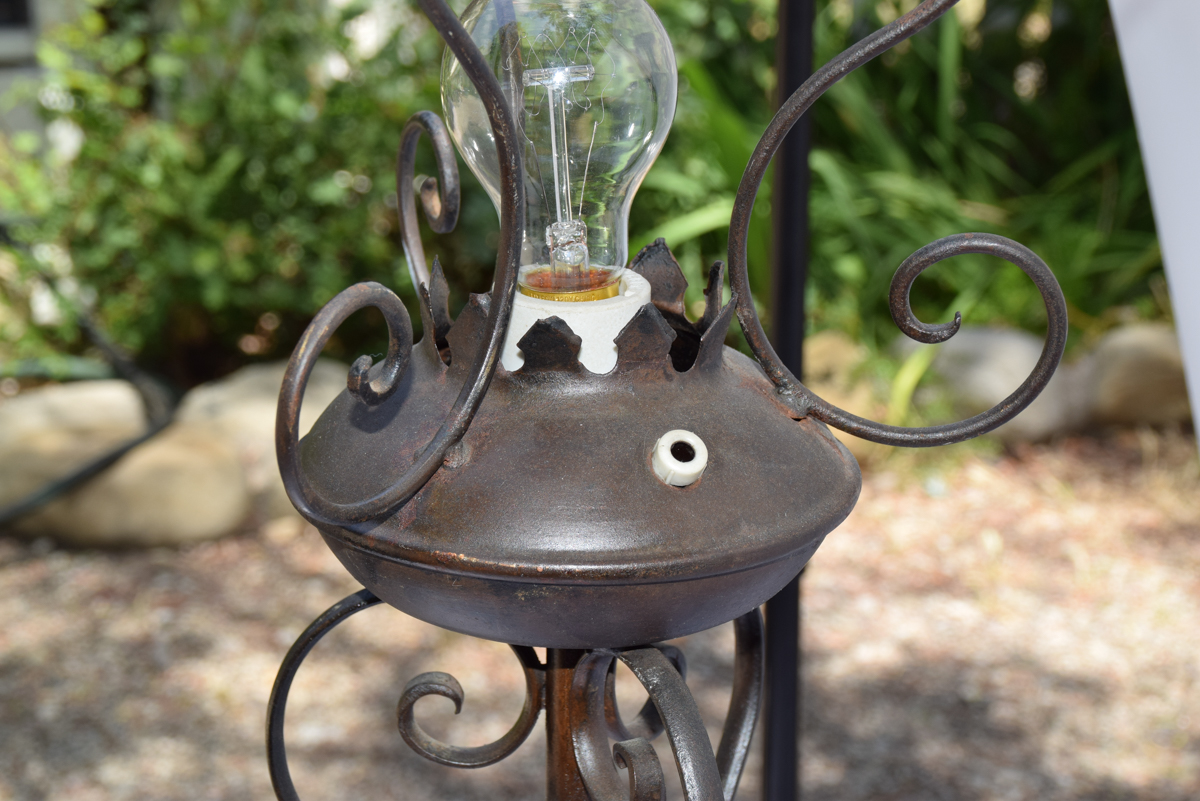 Converted Victorian Oil Lamp