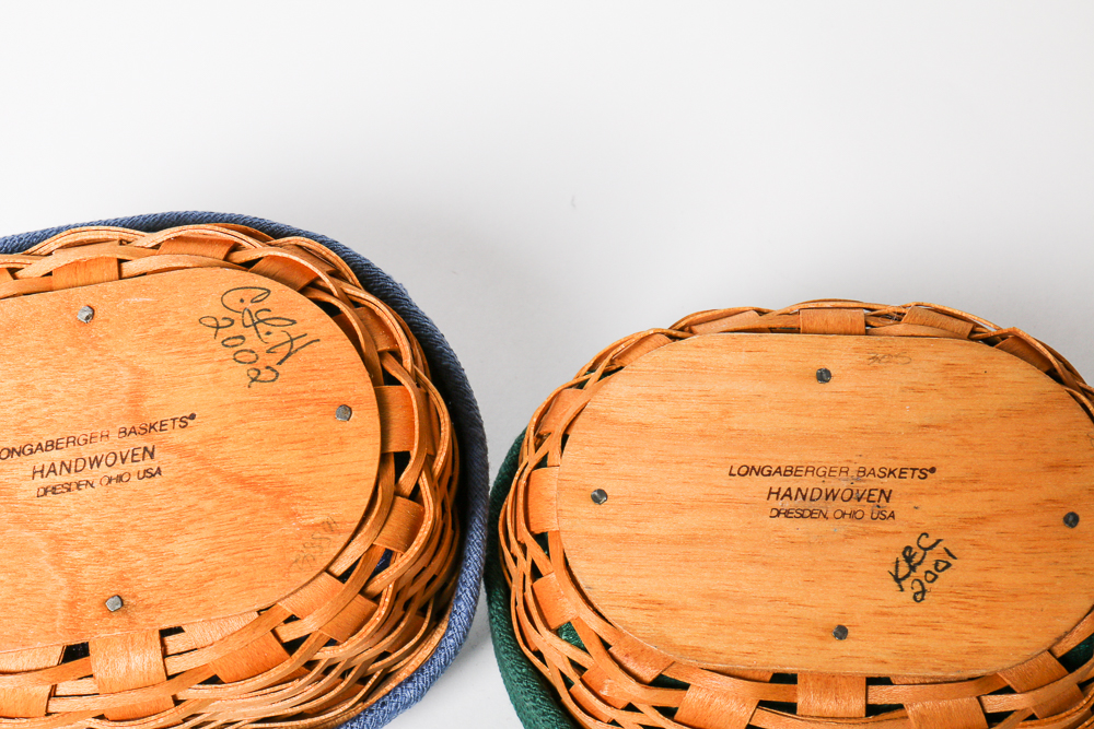Collection of Longaberger Baskets