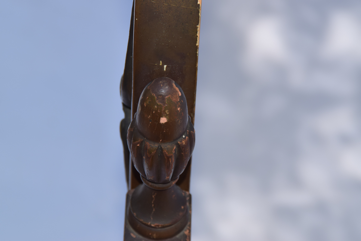 Victorian Hand Painted Fire Screen