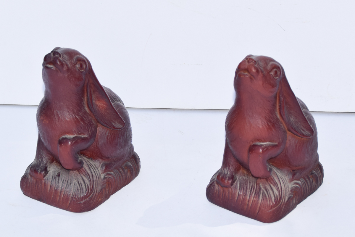 Pair of Rabbit Book Ends