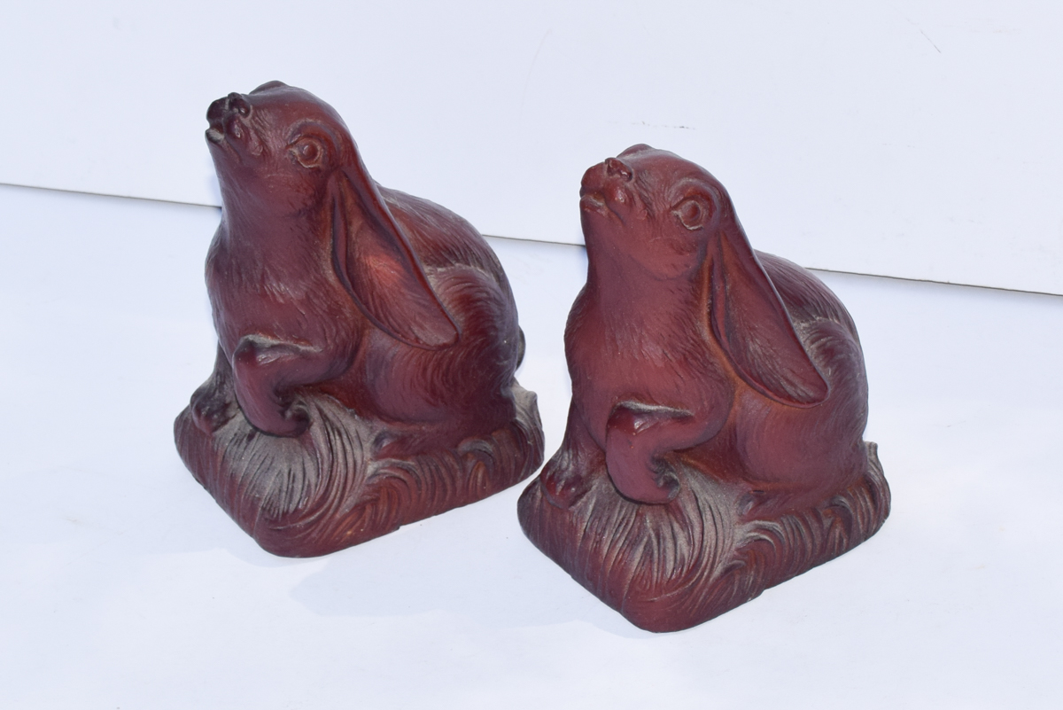 Pair of Rabbit Book Ends