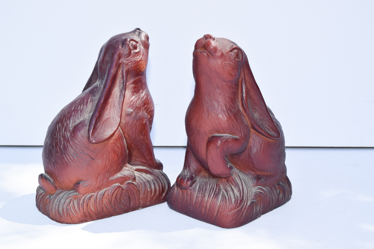 Pair of Rabbit Book Ends