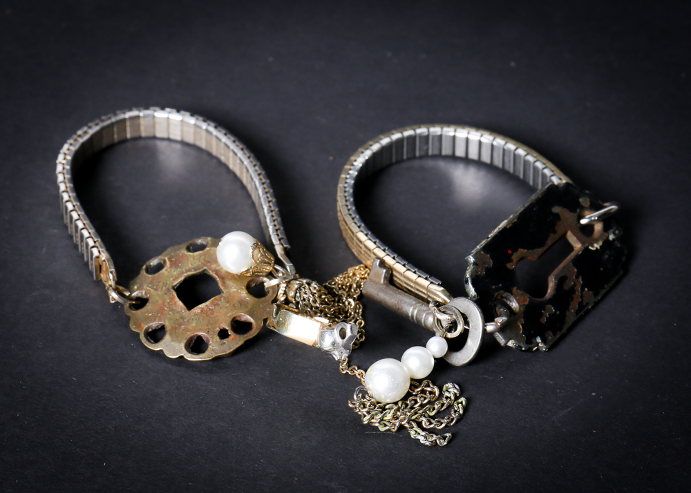 Set of Steampunk Bracelets