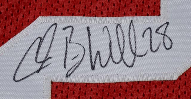 Chris "Beanie" Wells Signed Ohio State Jersey