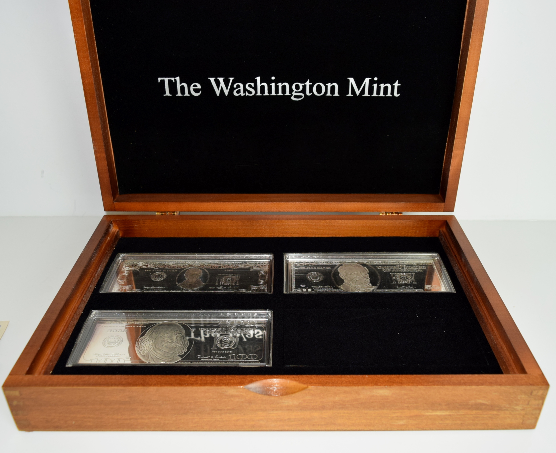 Washington Mint 1998 Collector's .999 Silver Bars in Box