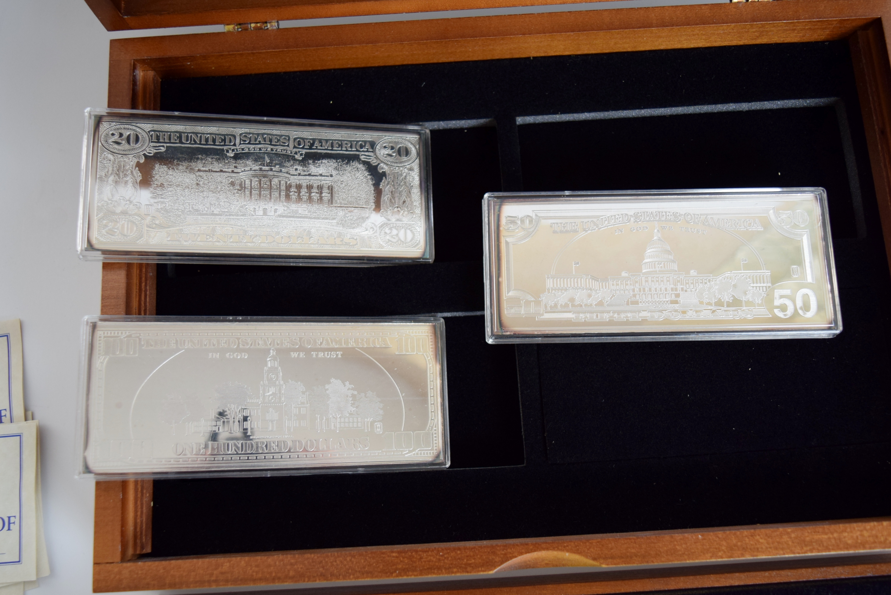 Washington Mint 1998 Collector's .999 Silver Bars in Box