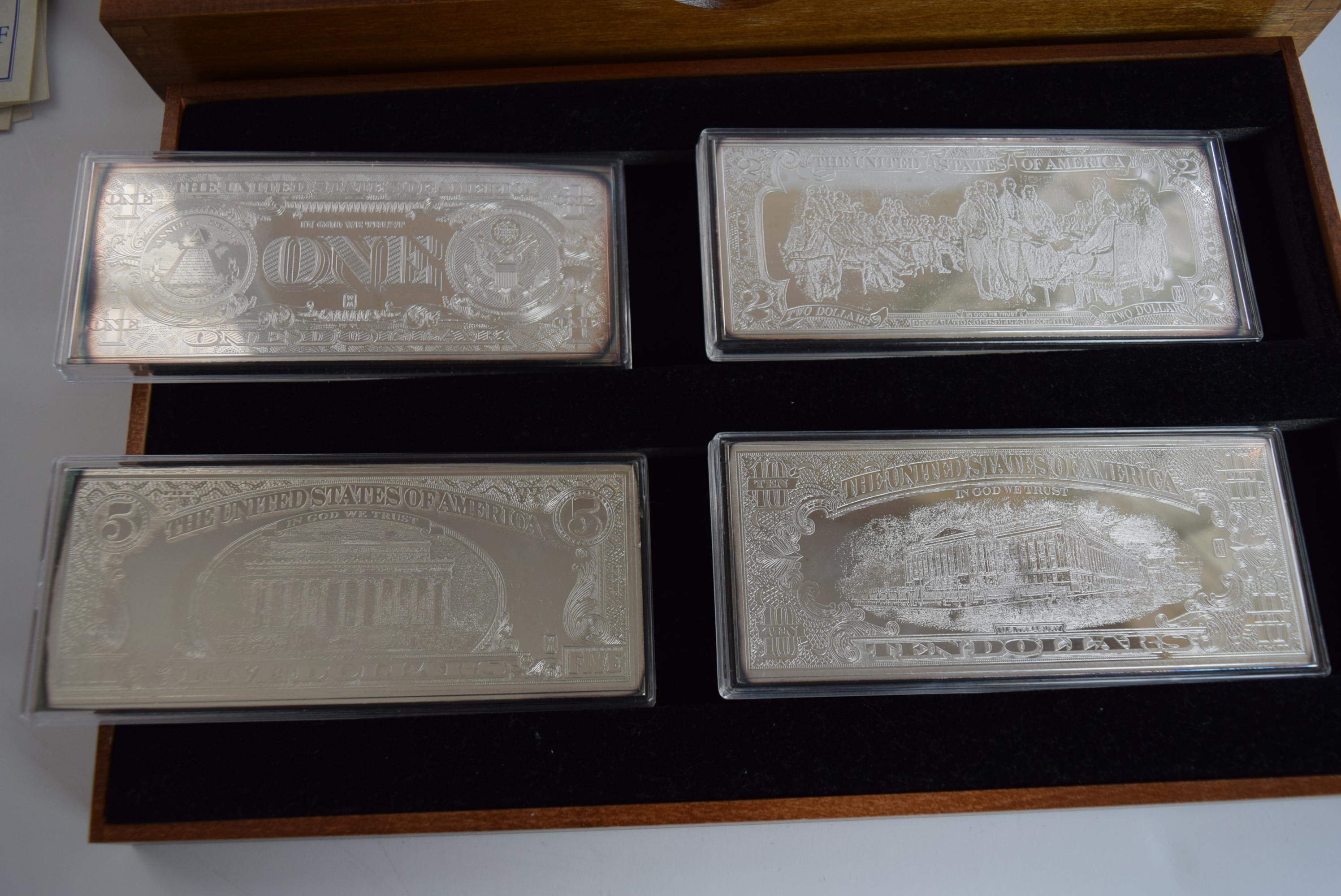 Washington Mint 1998 Collector's .999 Silver Bars in Box
