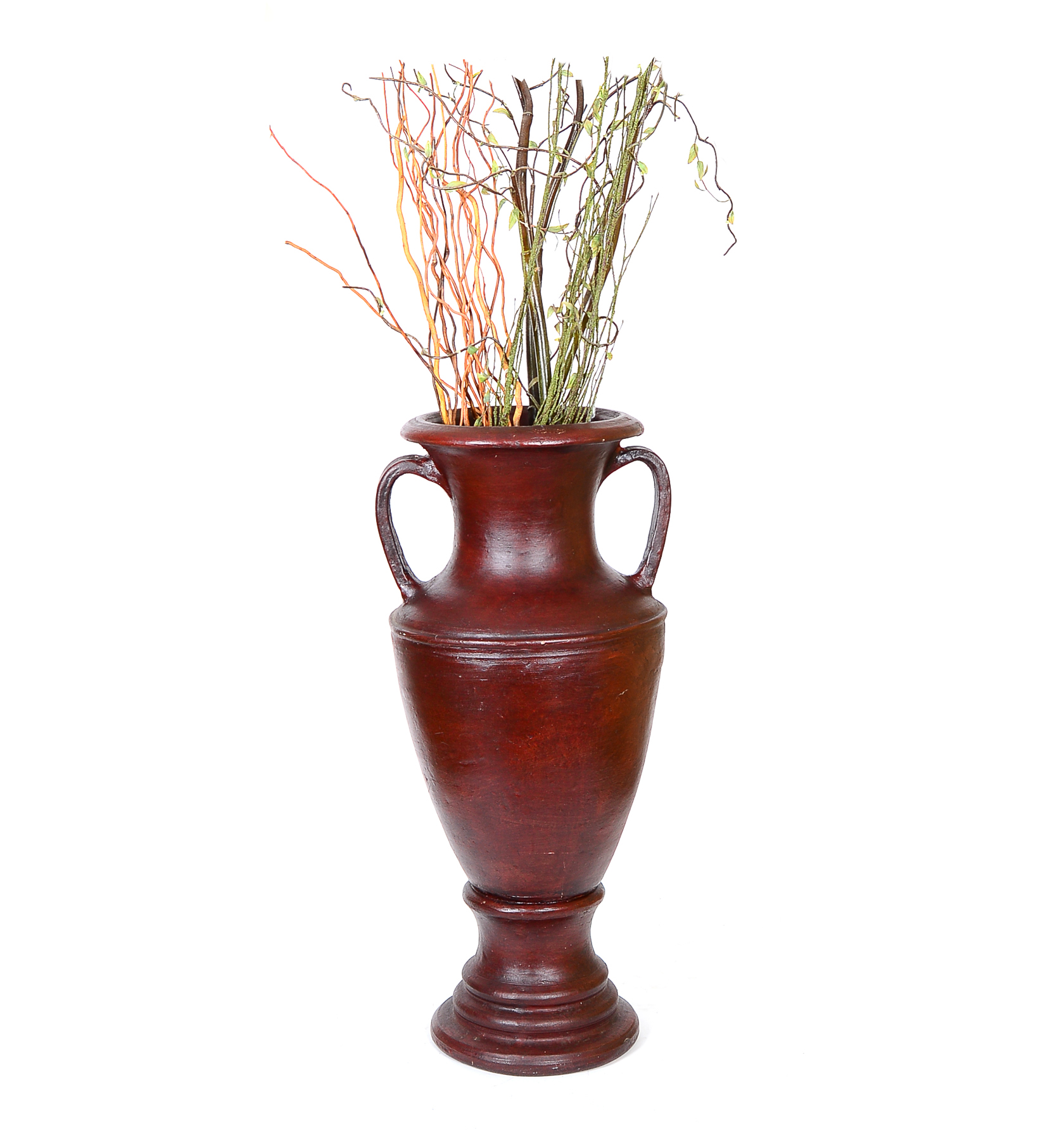Oversized Vase with Faux Vines