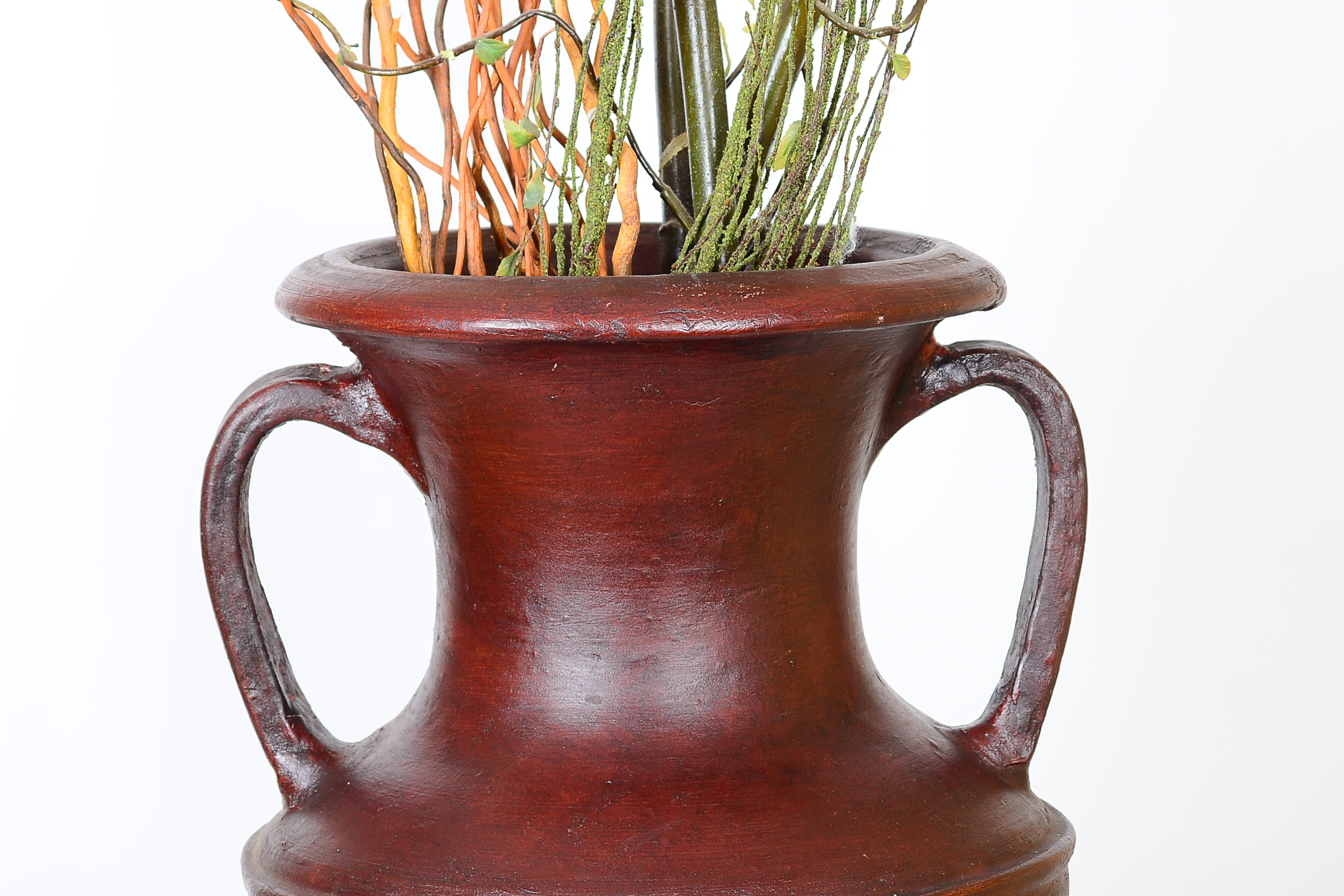 Oversized Vase with Faux Vines