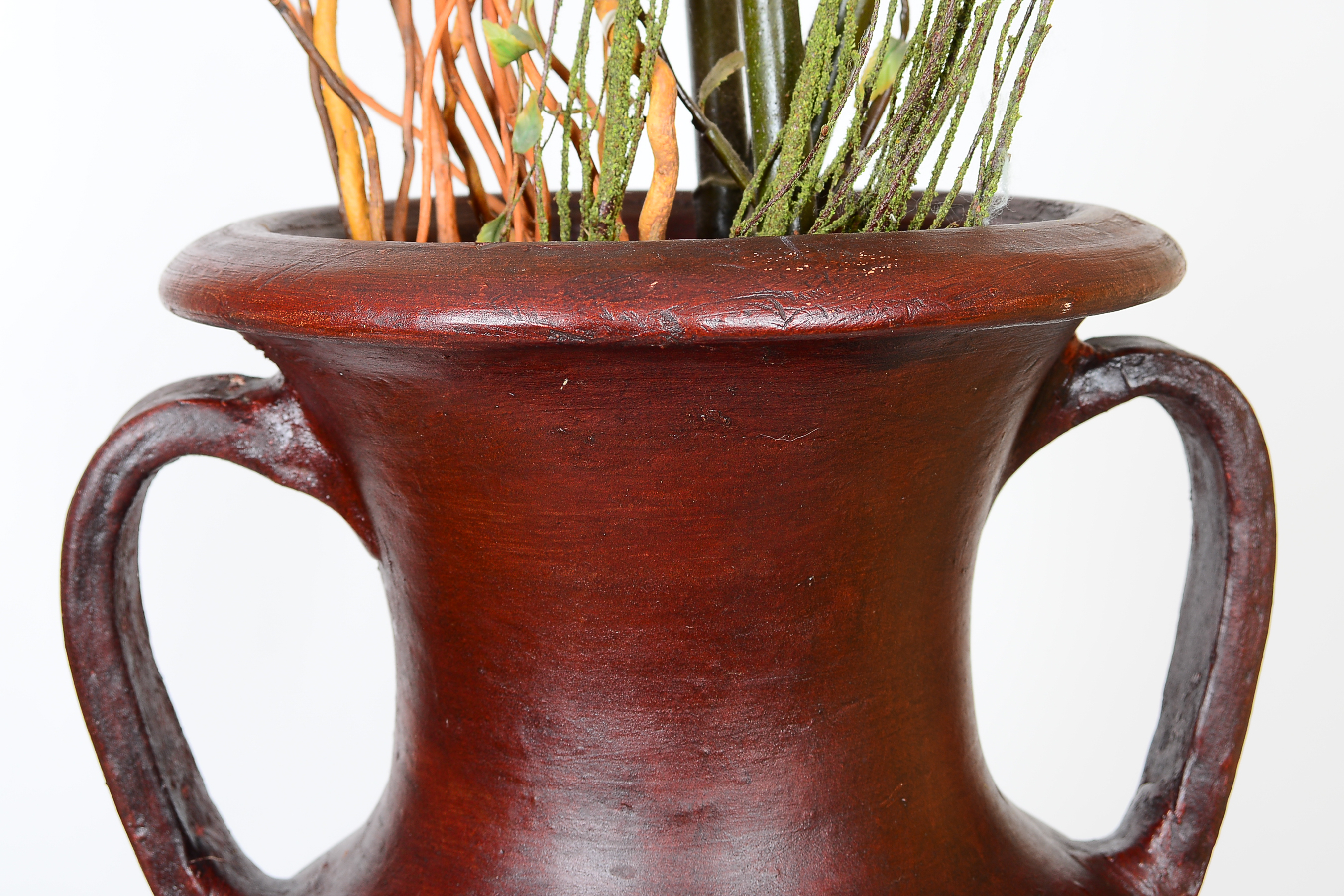 Oversized Vase with Faux Vines