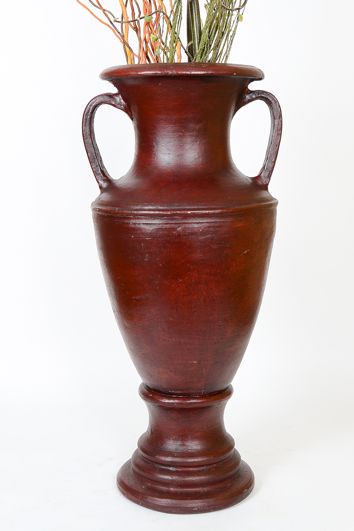 Oversized Vase with Faux Vines