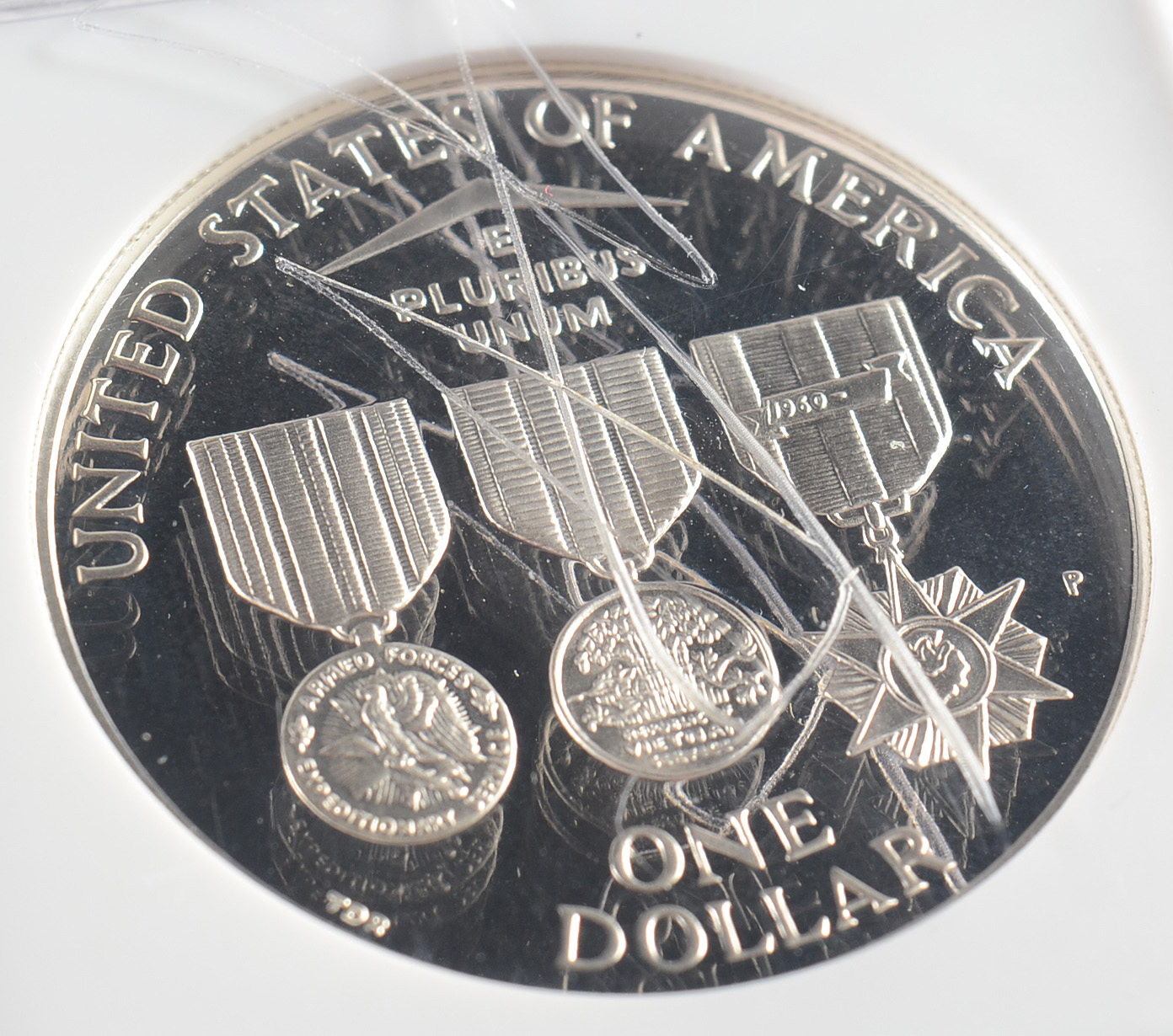 Graded PF68 Ultra Cameo (By NGC) 1994 Vietnam Commemorative One Dollar Silver Proof Coin