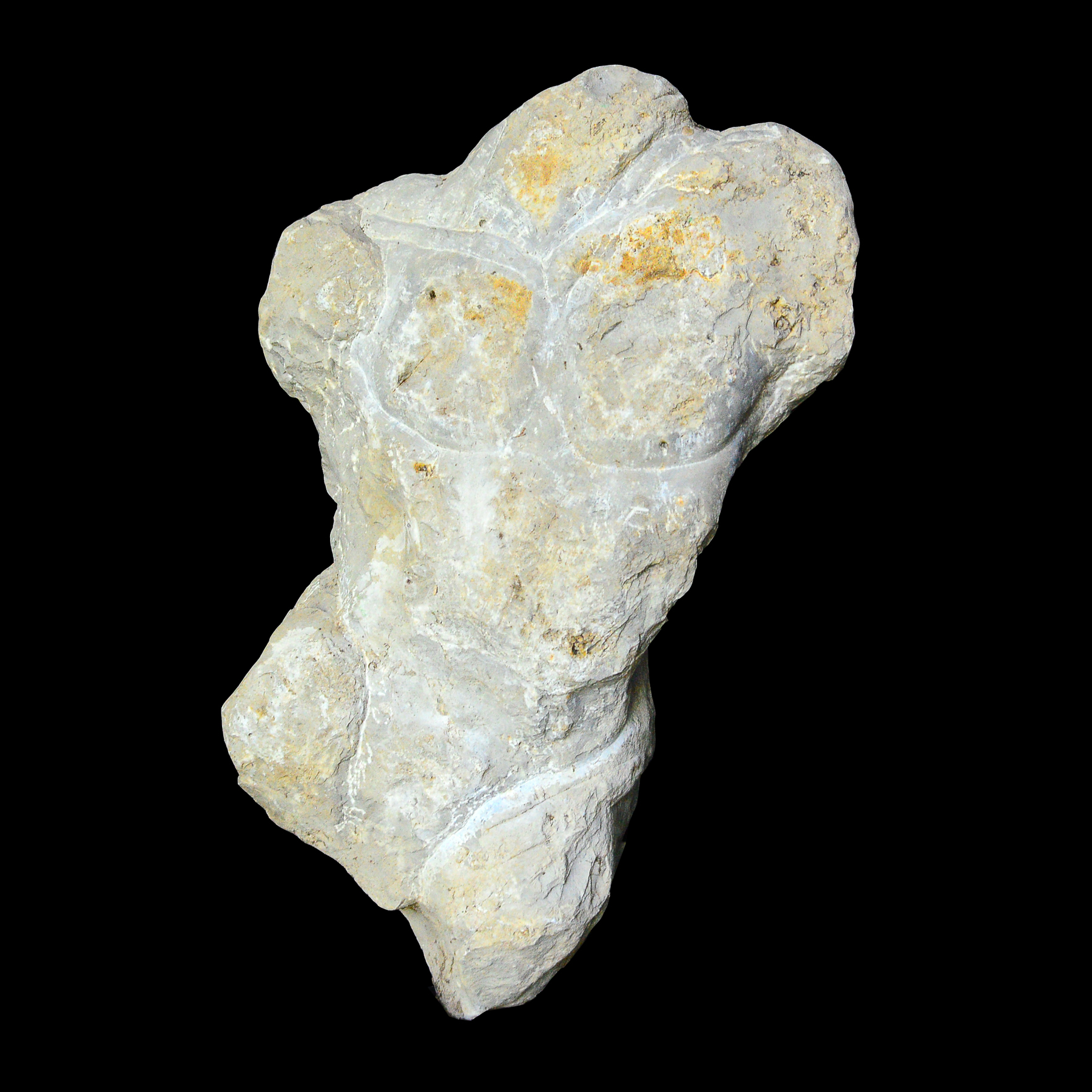 Handcarved Stone Torso Sculpture