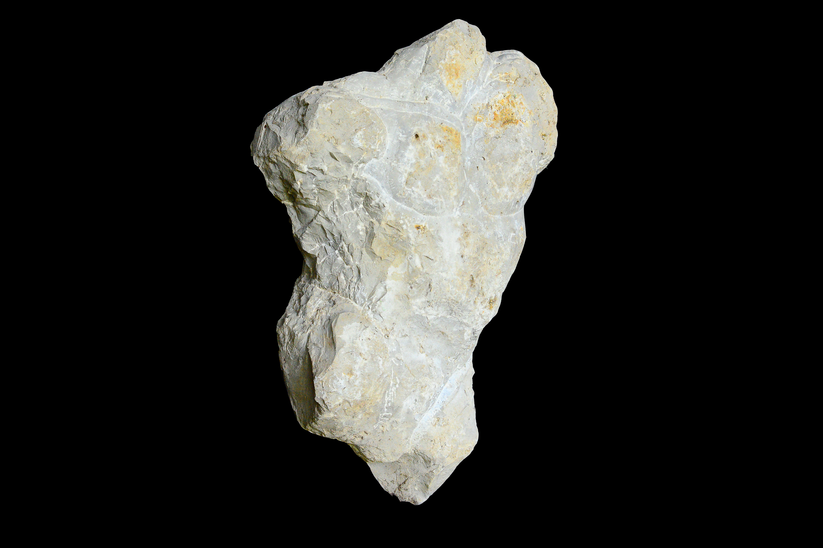 Handcarved Stone Torso Sculpture