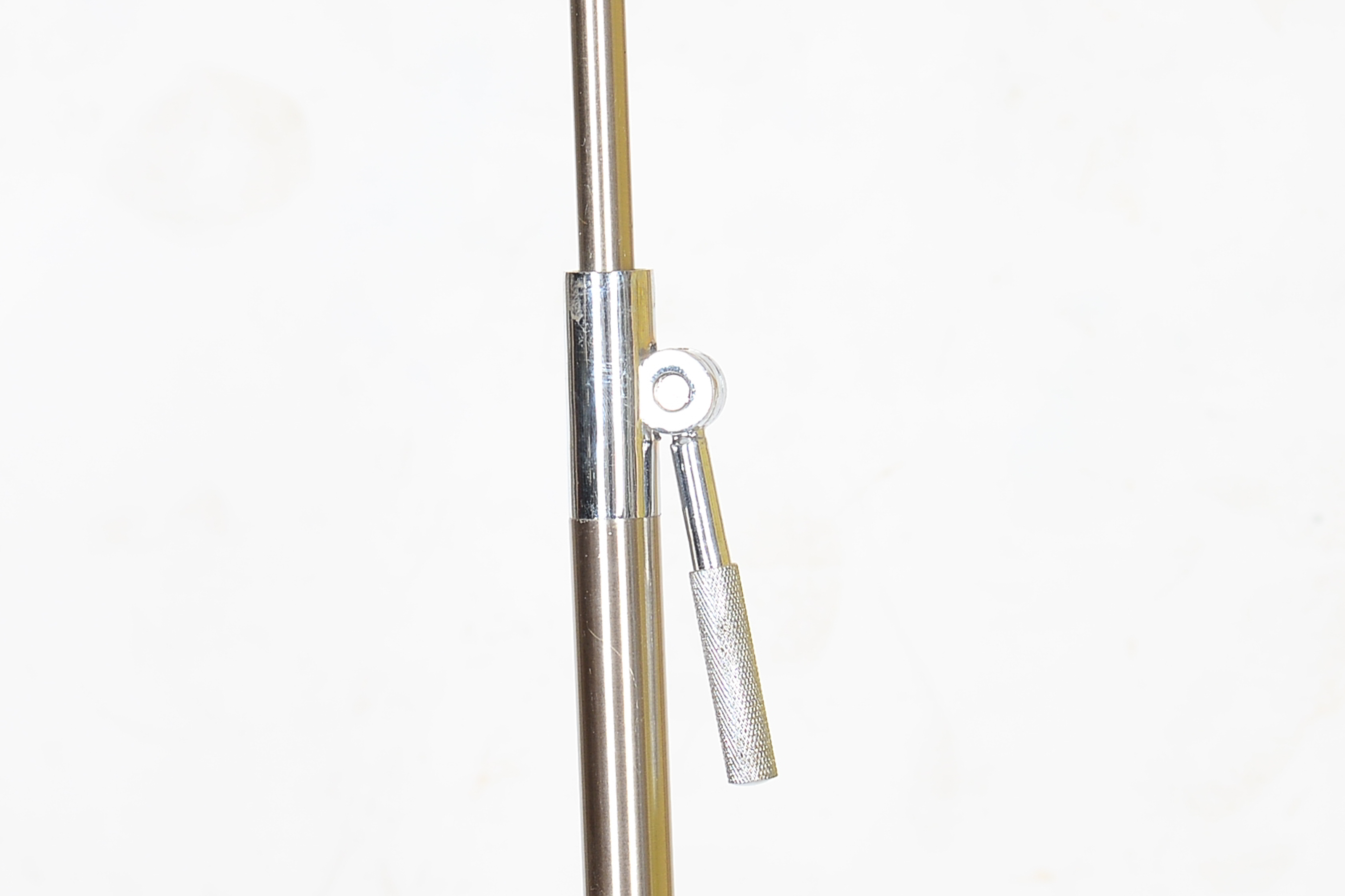 Silver Tone Floor Lamp