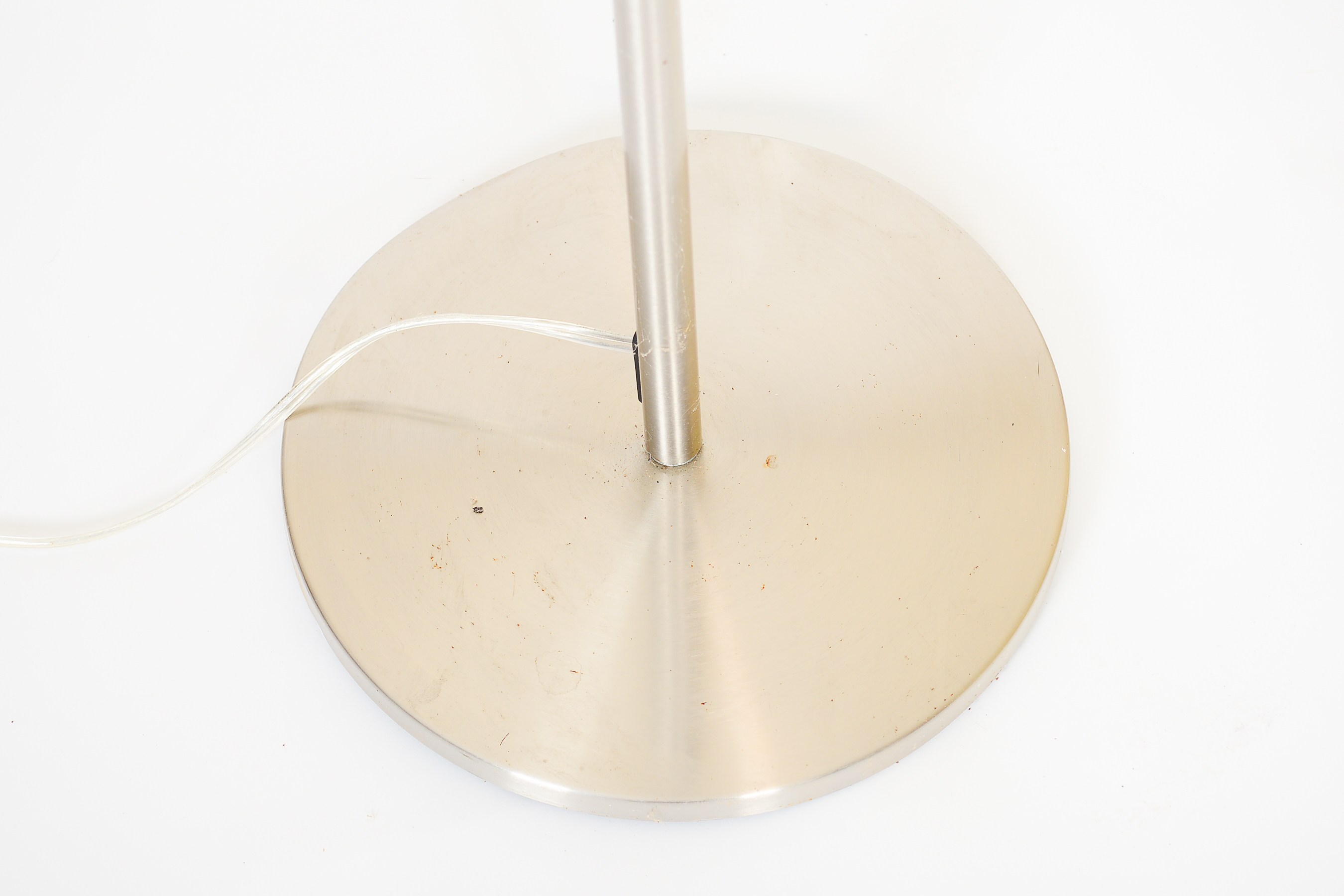 Silver Tone Floor Lamp