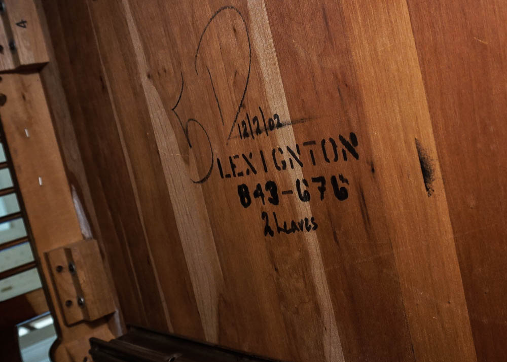 Dining Table and Eight Chairs