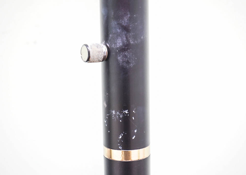 Modern Black Floor Lamp with Adjustable Brightness Feature