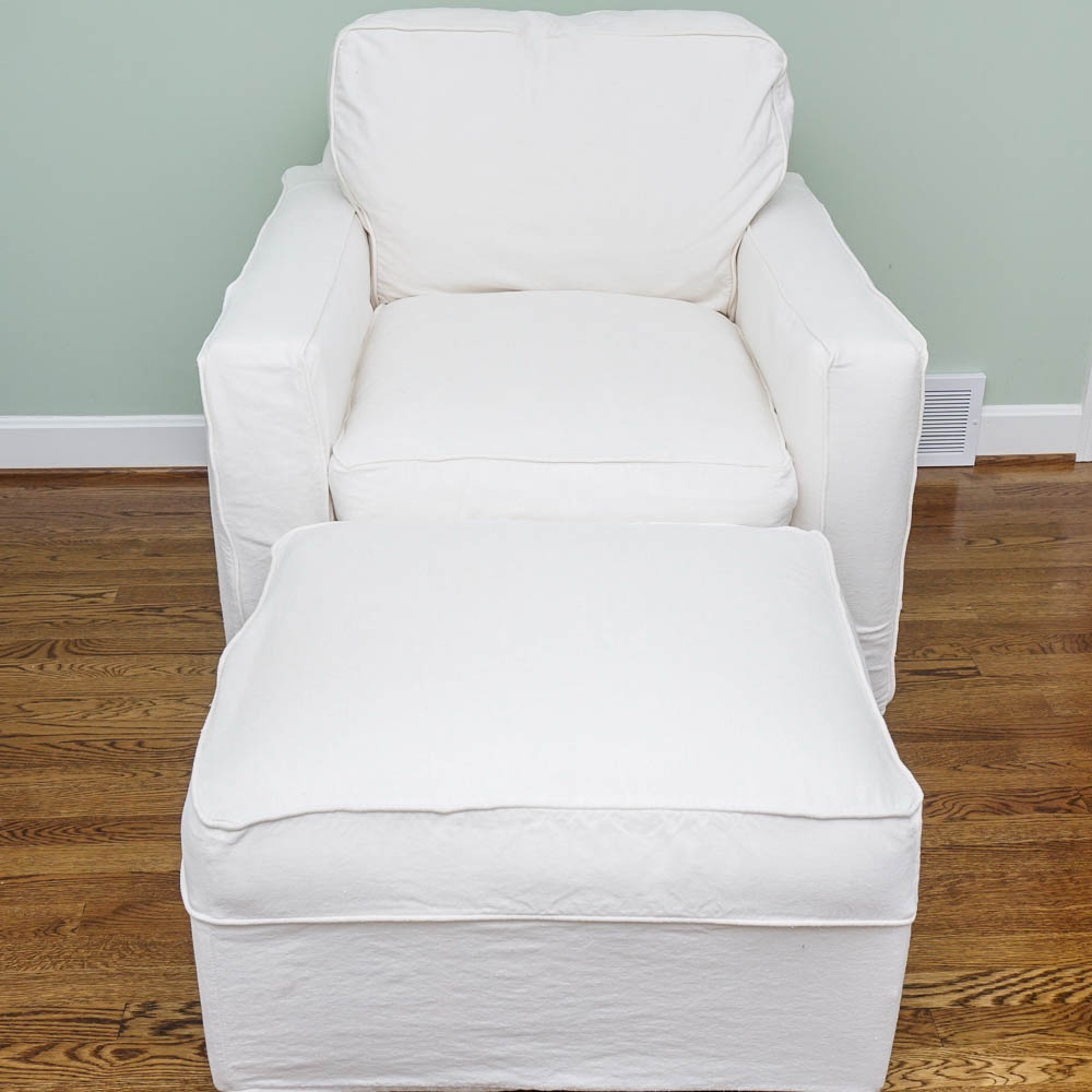 Storehouse Armchair and Ottoman