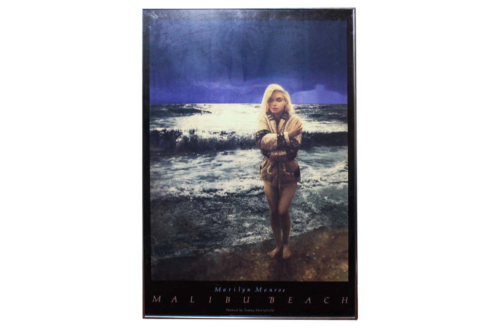 Tommy MerryField "Marilyn Monroe Malibu Beach" Poster Print