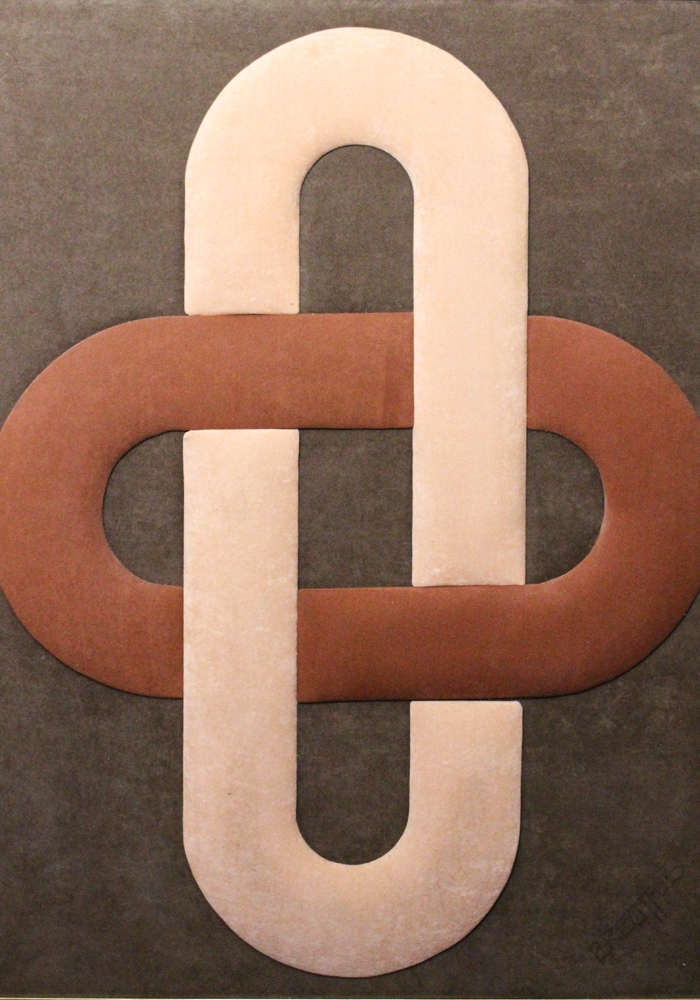 Ron Brejtfus Signed Fabric Artwork