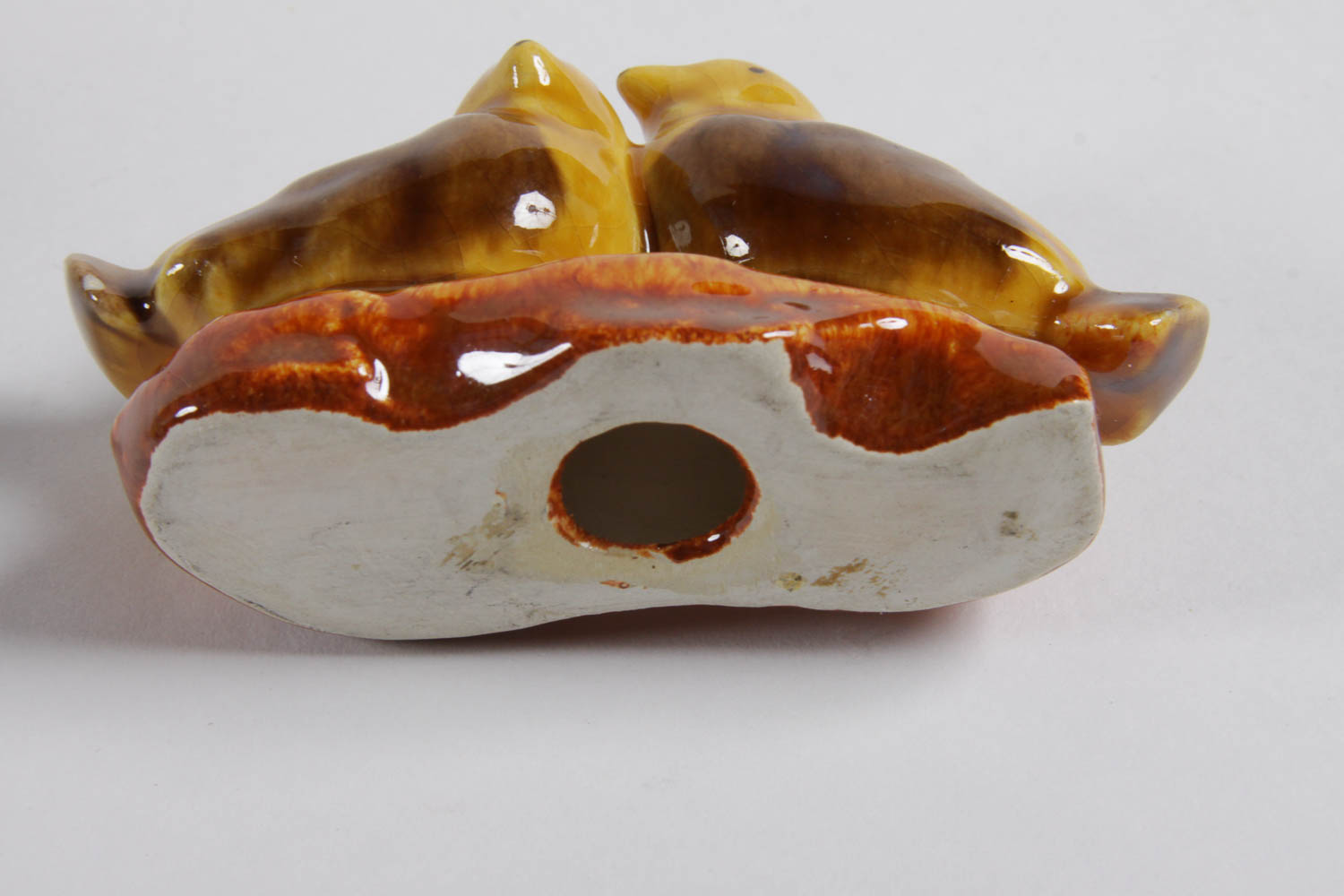 Set of Colorful Plates and Ceramic Birds