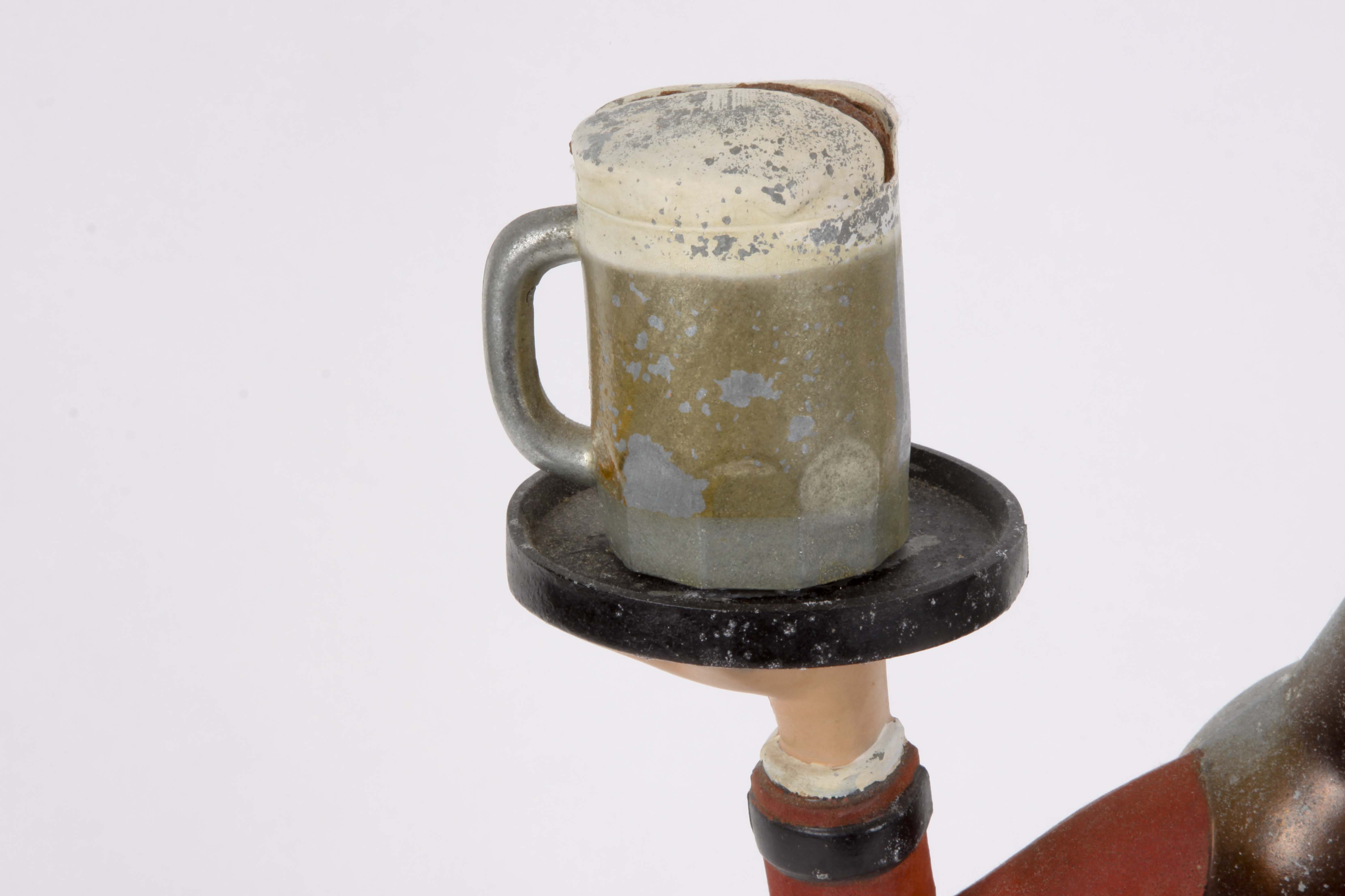 Blatz Beer Bottle Man Display Figurine