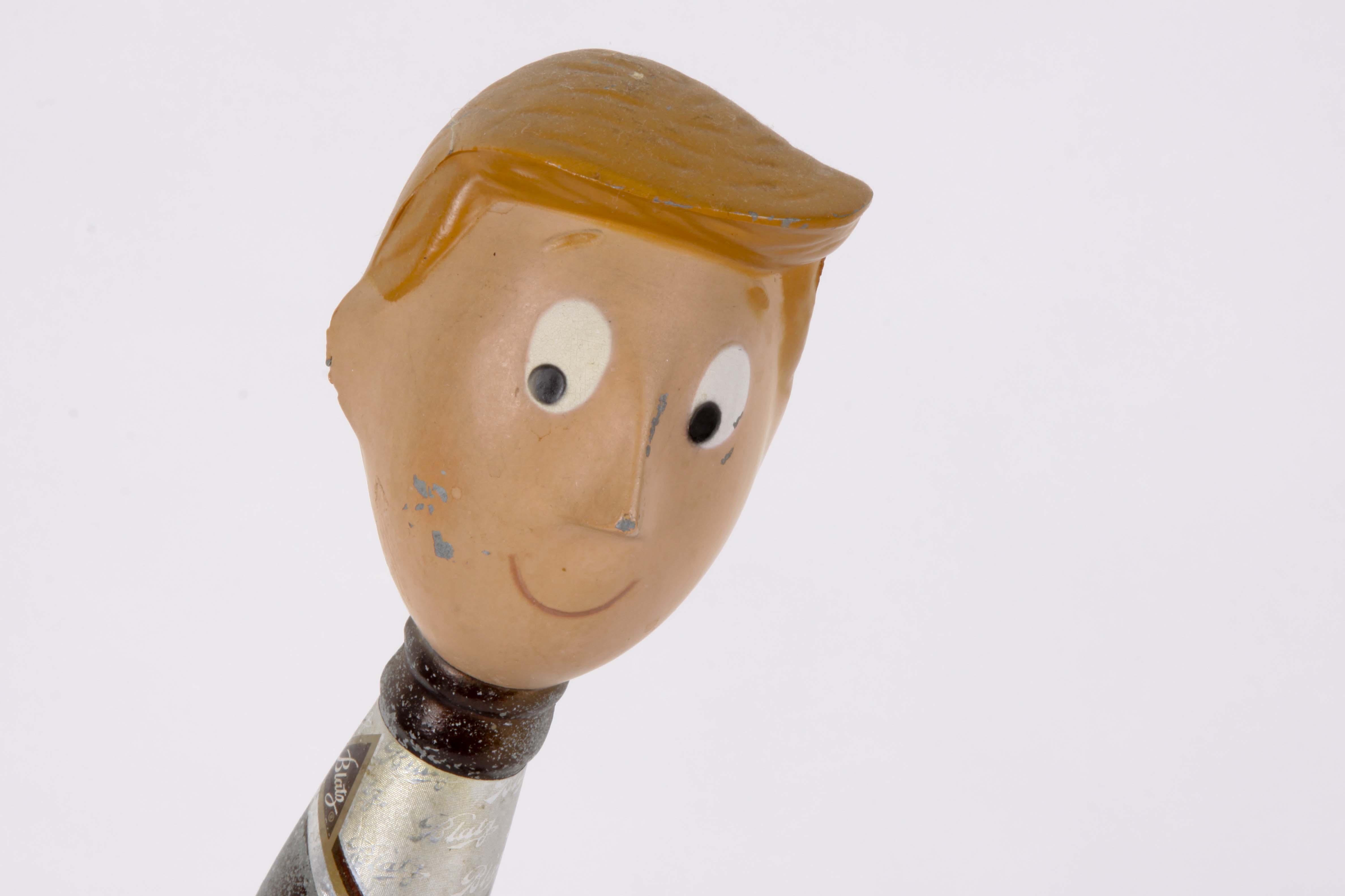 Blatz Beer Bottle Man Display Figurine