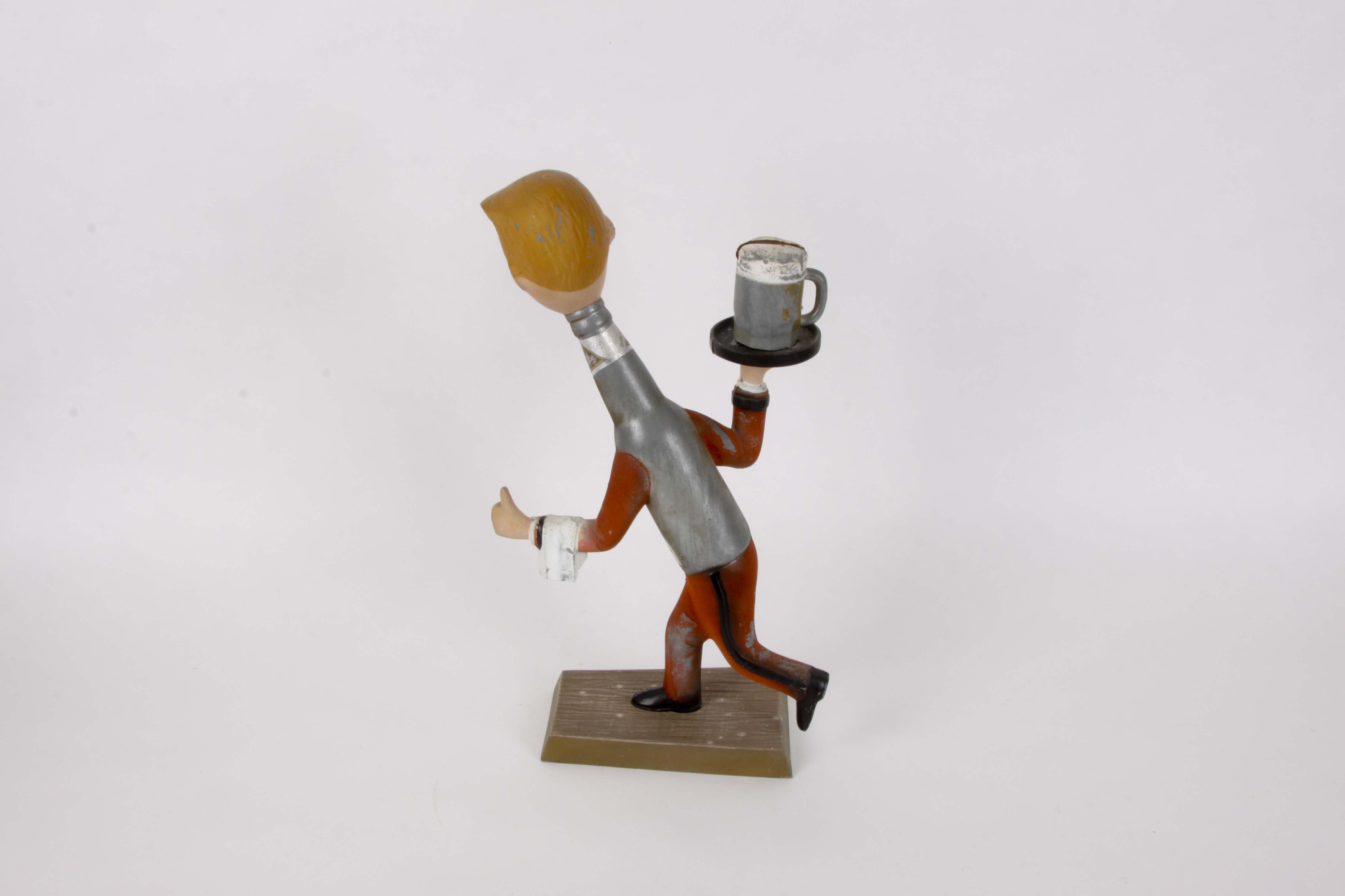 Blatz Beer Bottle Man Display Figurine