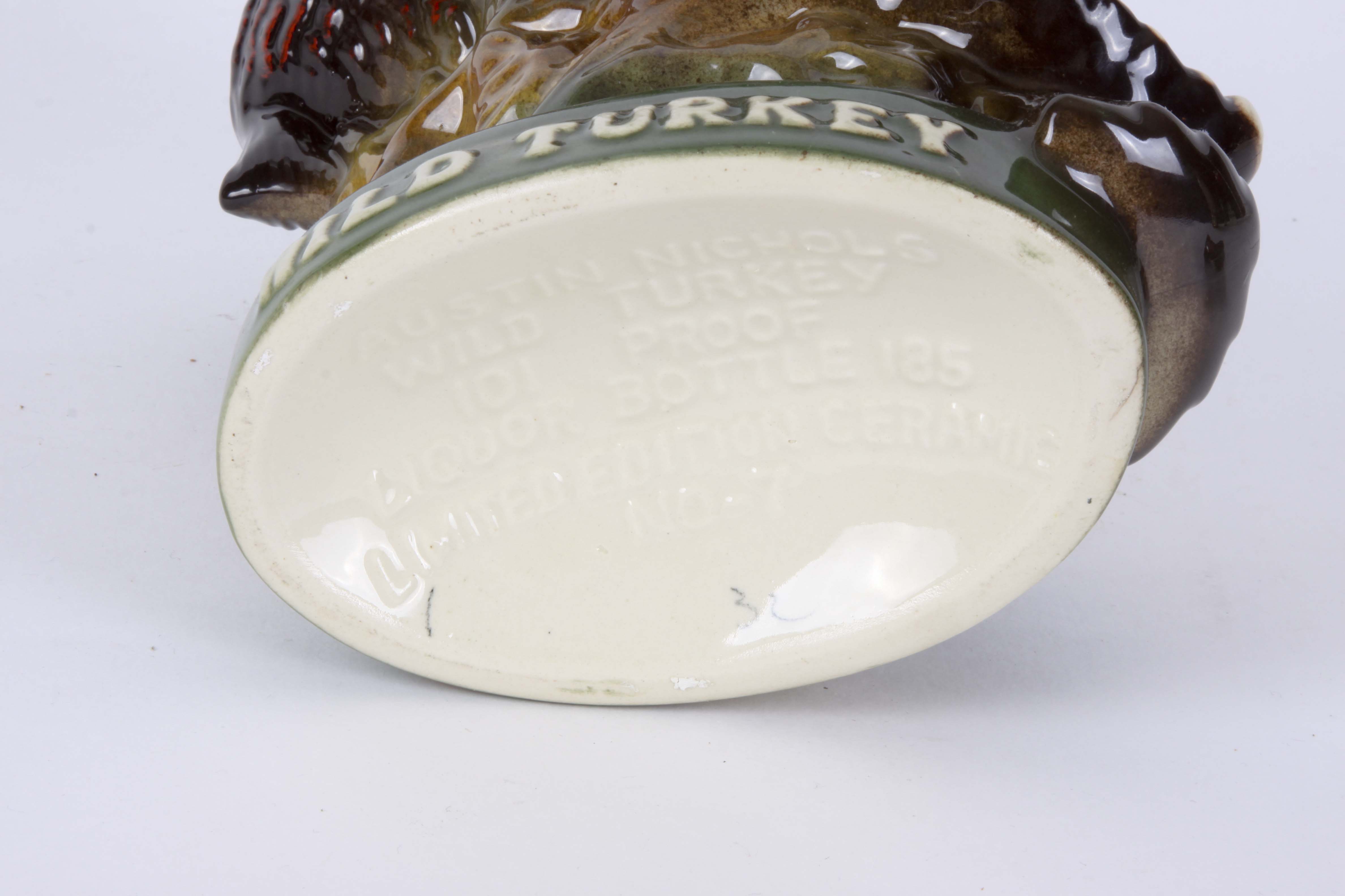 Three Ceramic Animal Whiskey Decanters