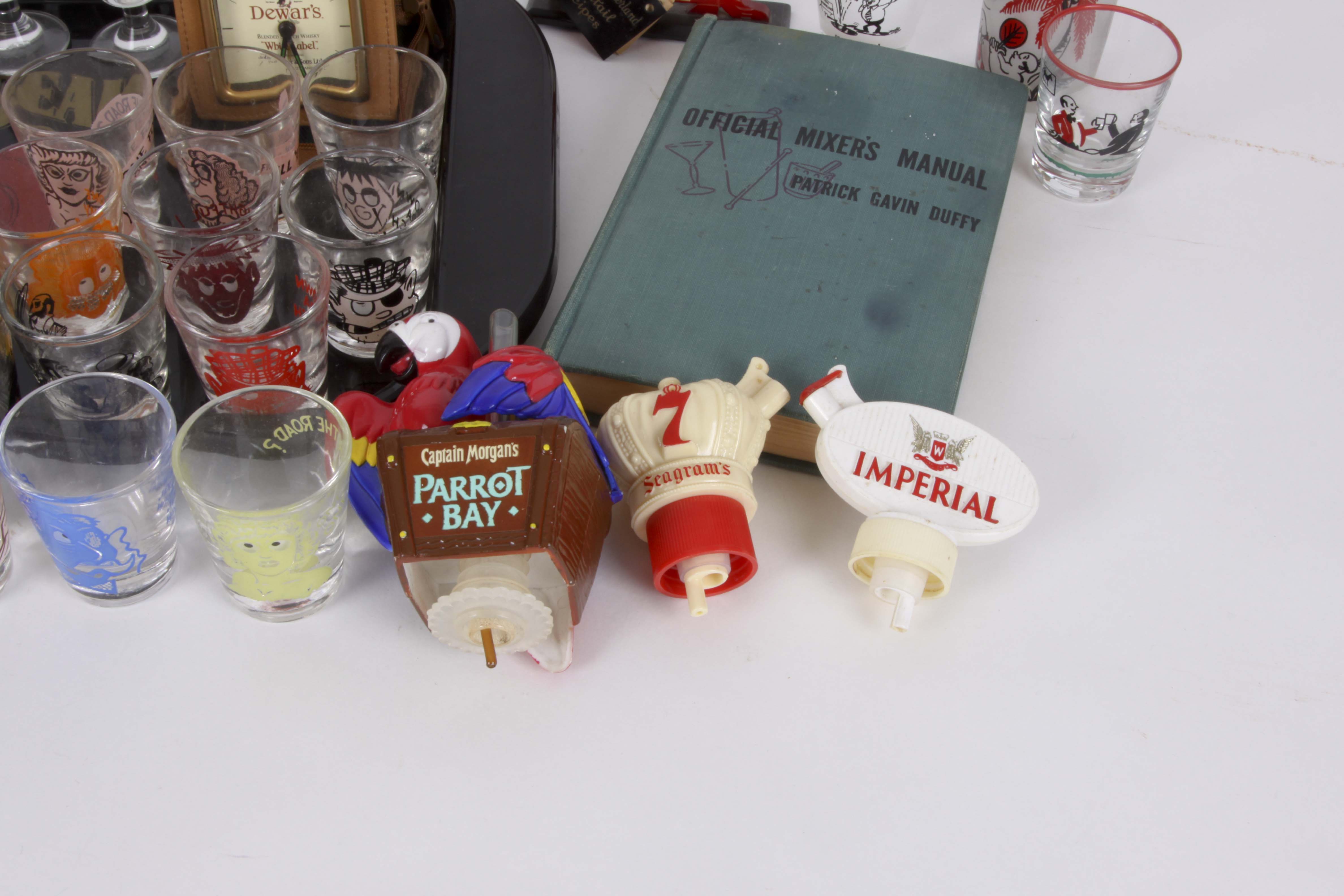 Retro Glass Barware and Accessories Group