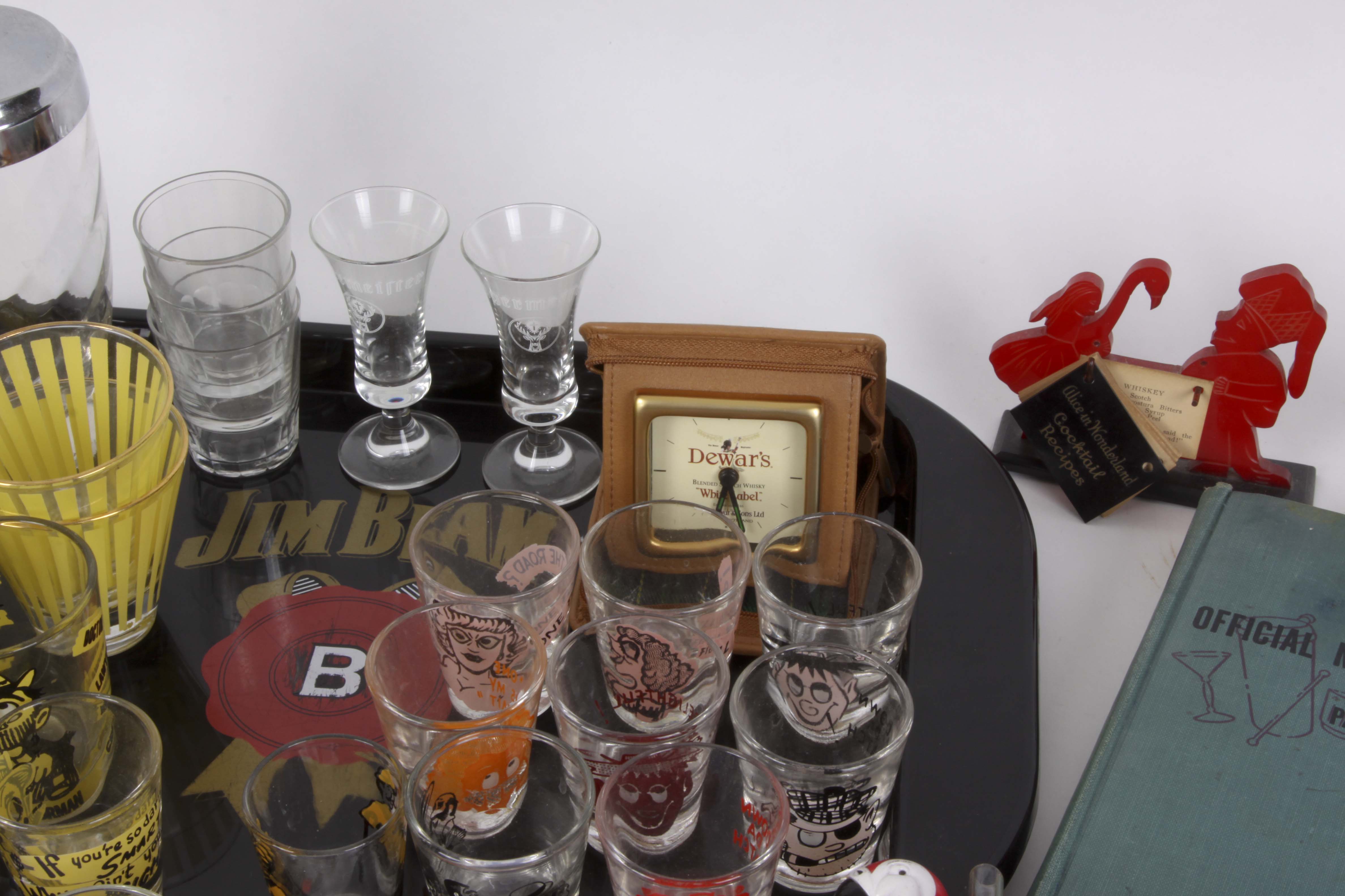 Retro Glass Barware and Accessories Group