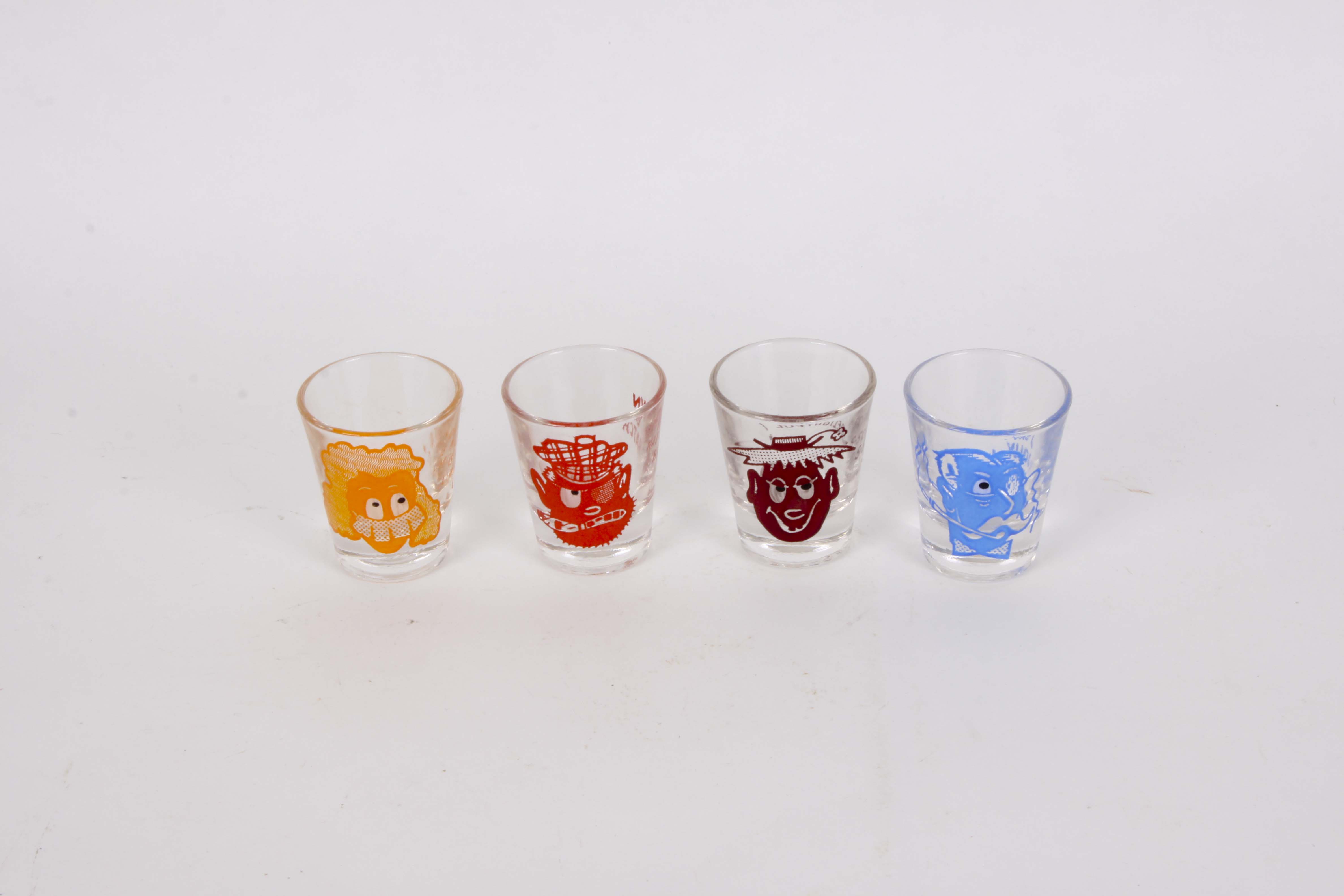 Retro Glass Barware and Accessories Group