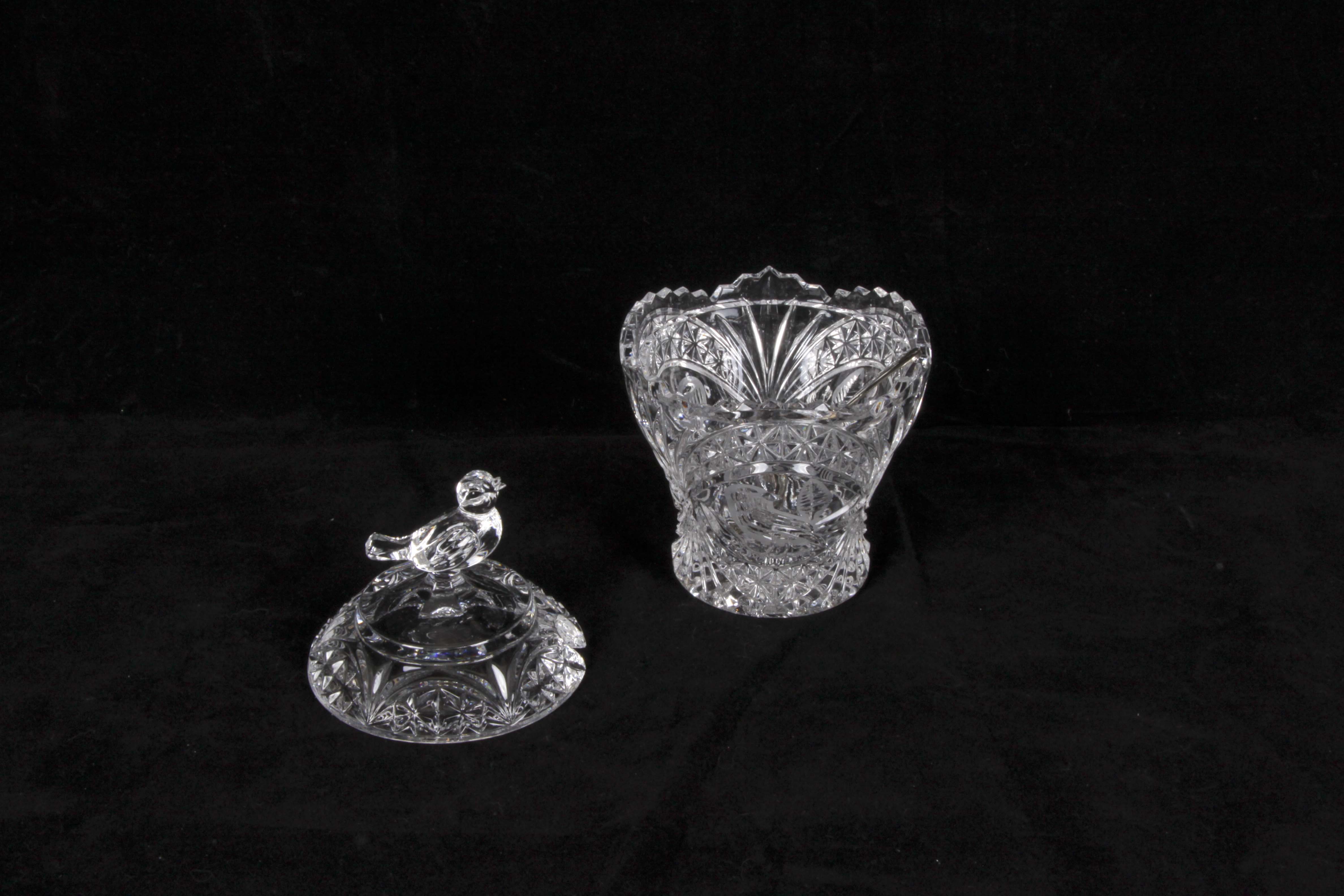 Vintage Decorative Glass and Crystal Decor