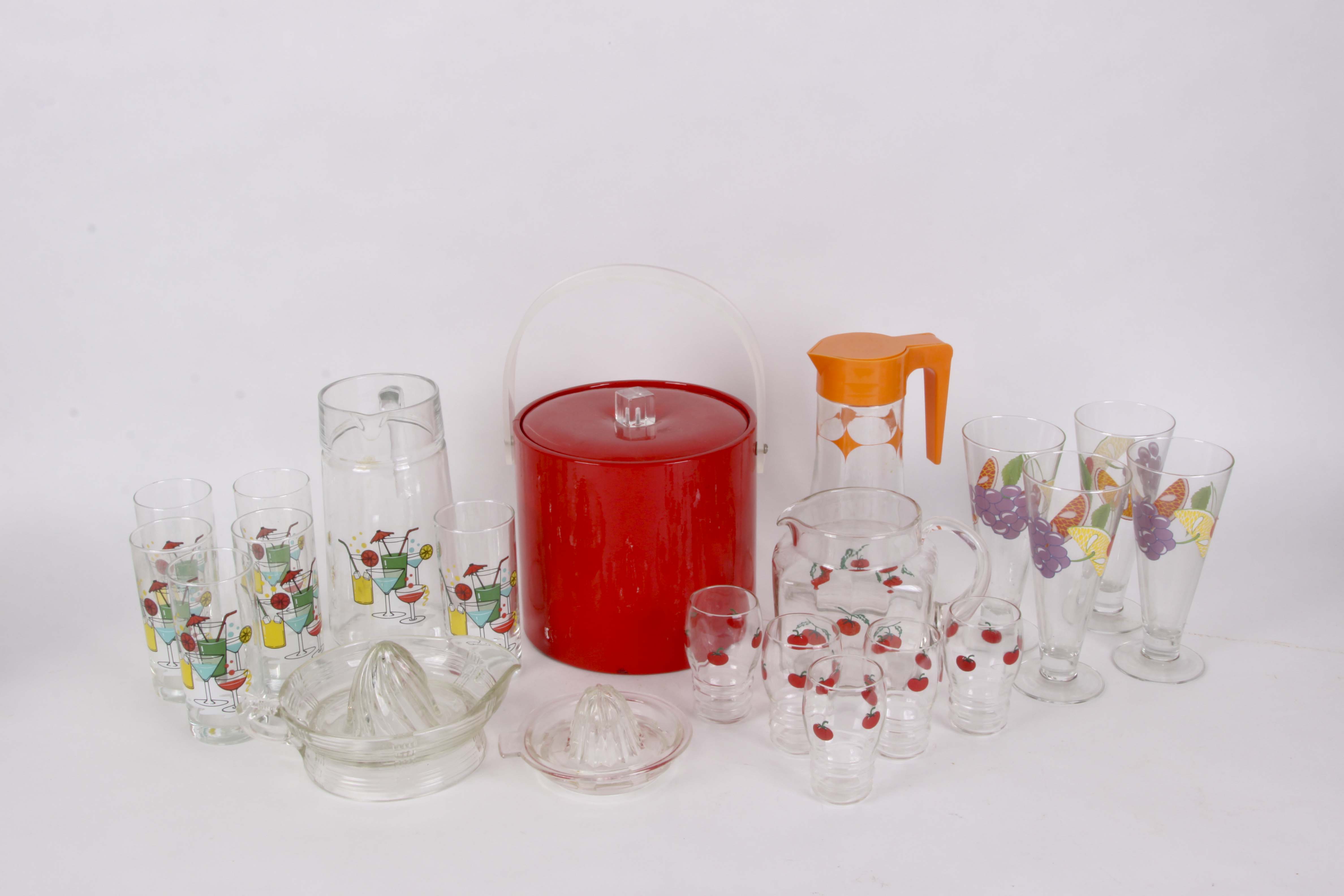 Vintage Drink Glassware Group