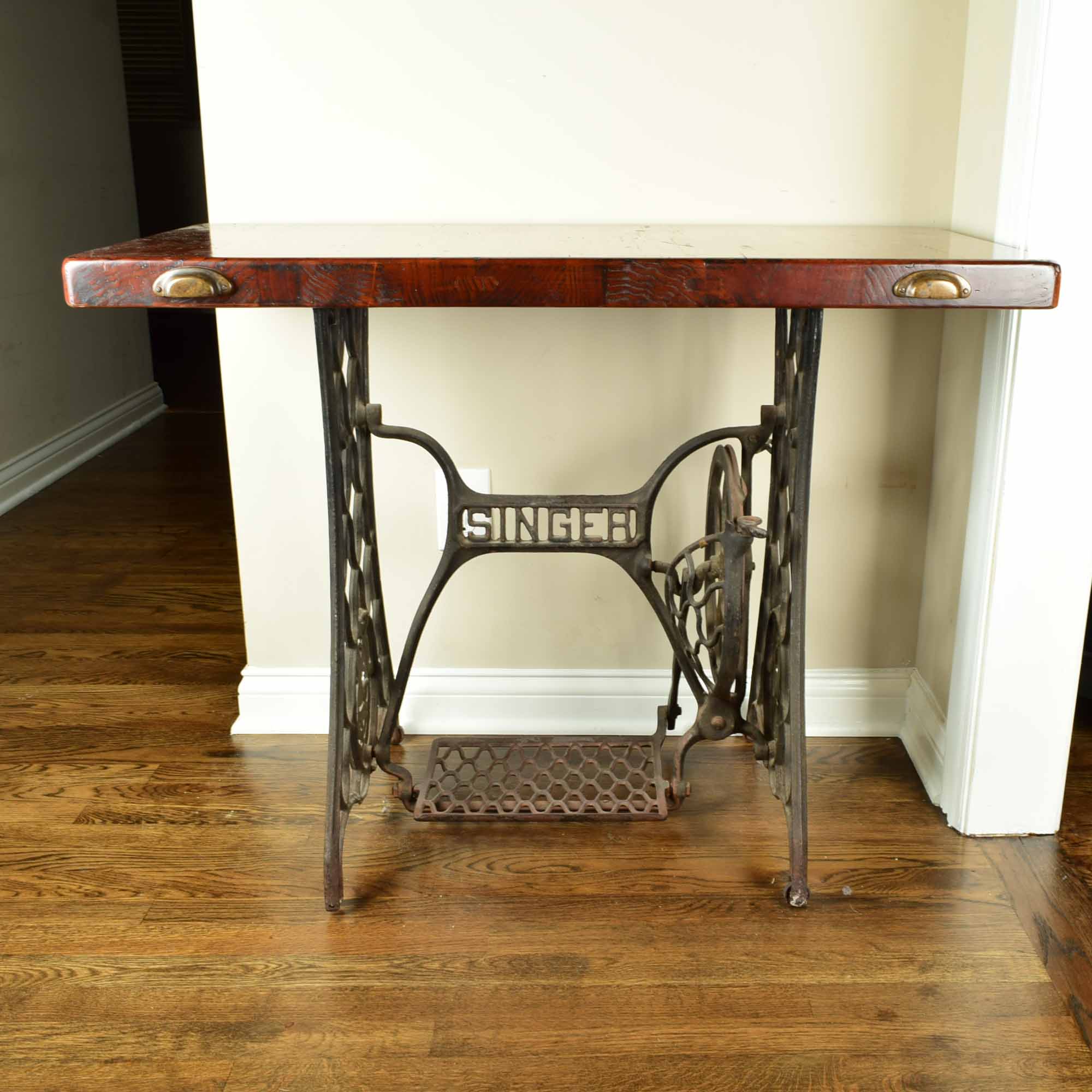 Repurposed Elements Console Table