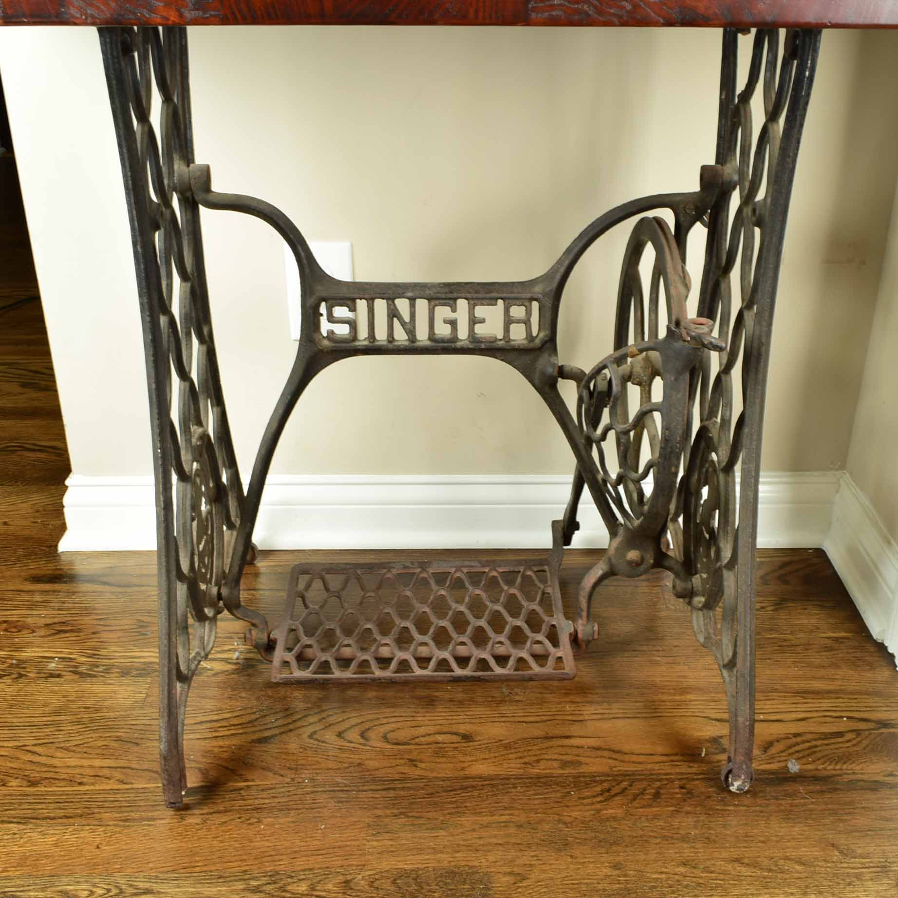 Repurposed Elements Console Table