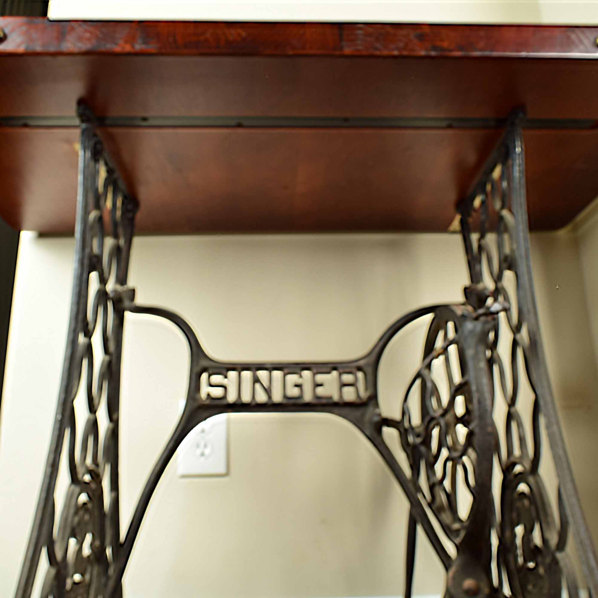 Repurposed Elements Console Table