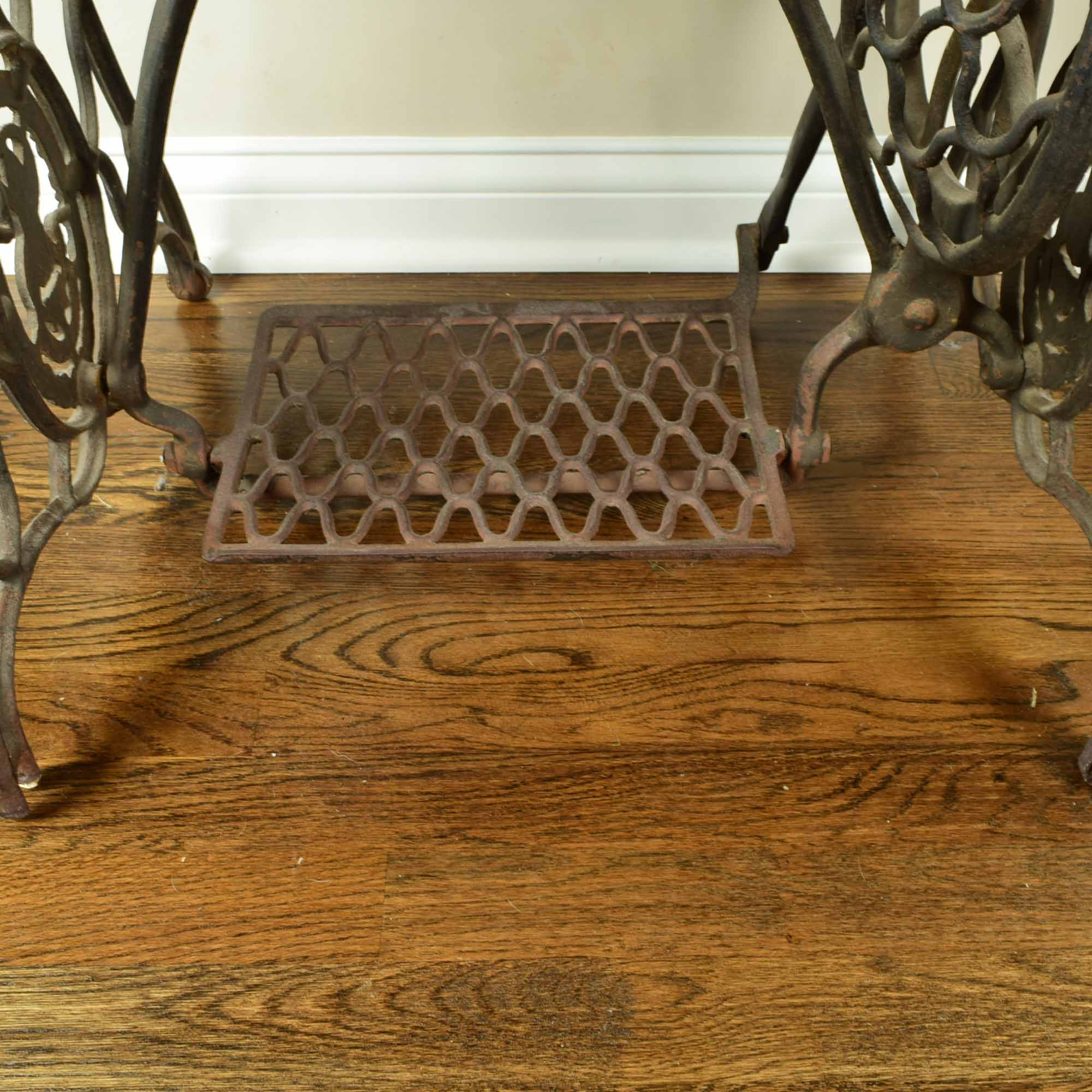 Repurposed Elements Console Table