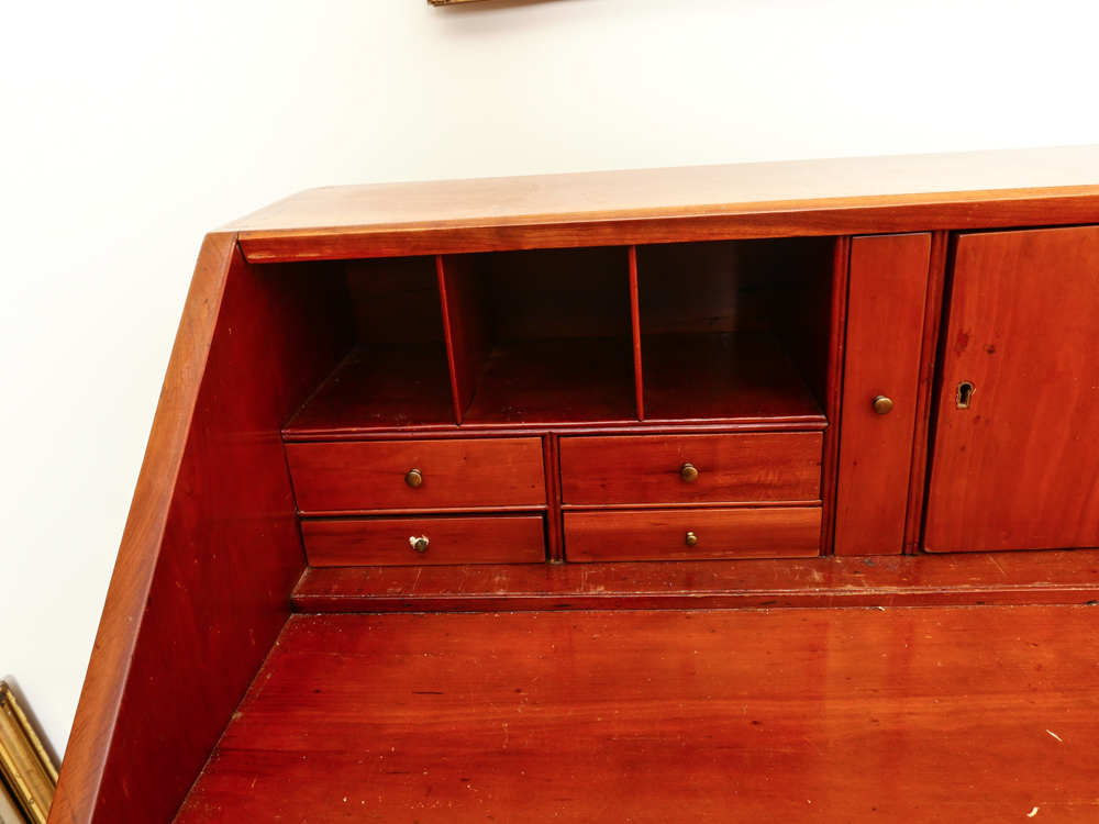 Queen Anne Style Pennsylvania Cherry Secretary