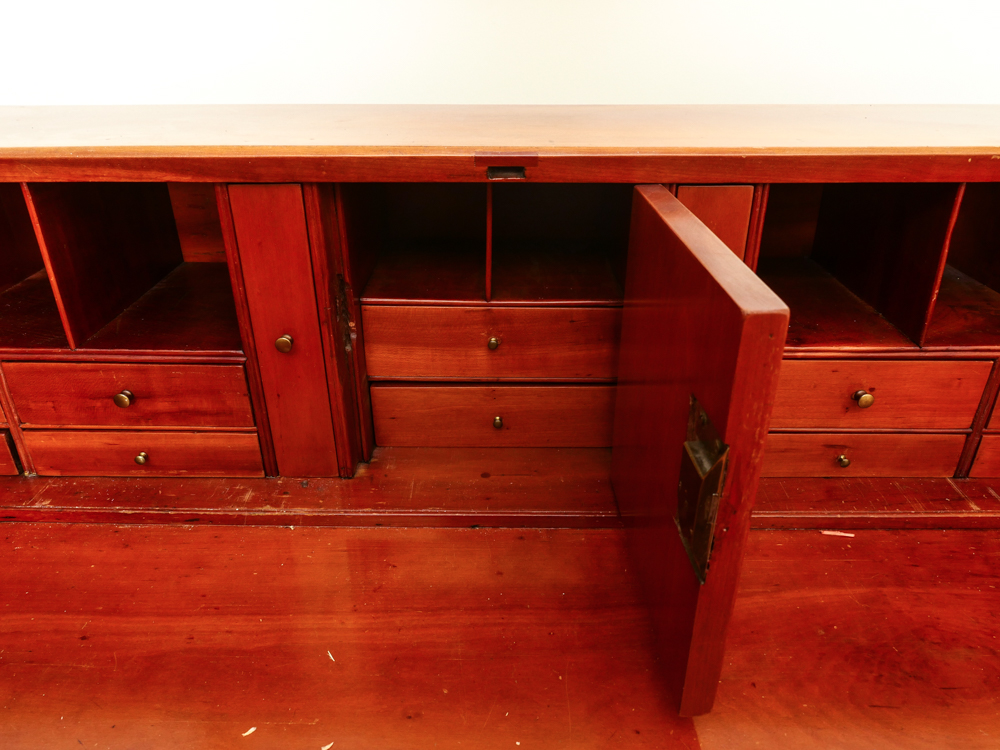 Queen Anne Style Pennsylvania Cherry Secretary