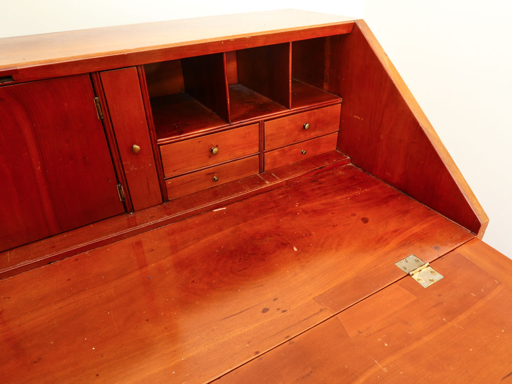 Queen Anne Style Pennsylvania Cherry Secretary